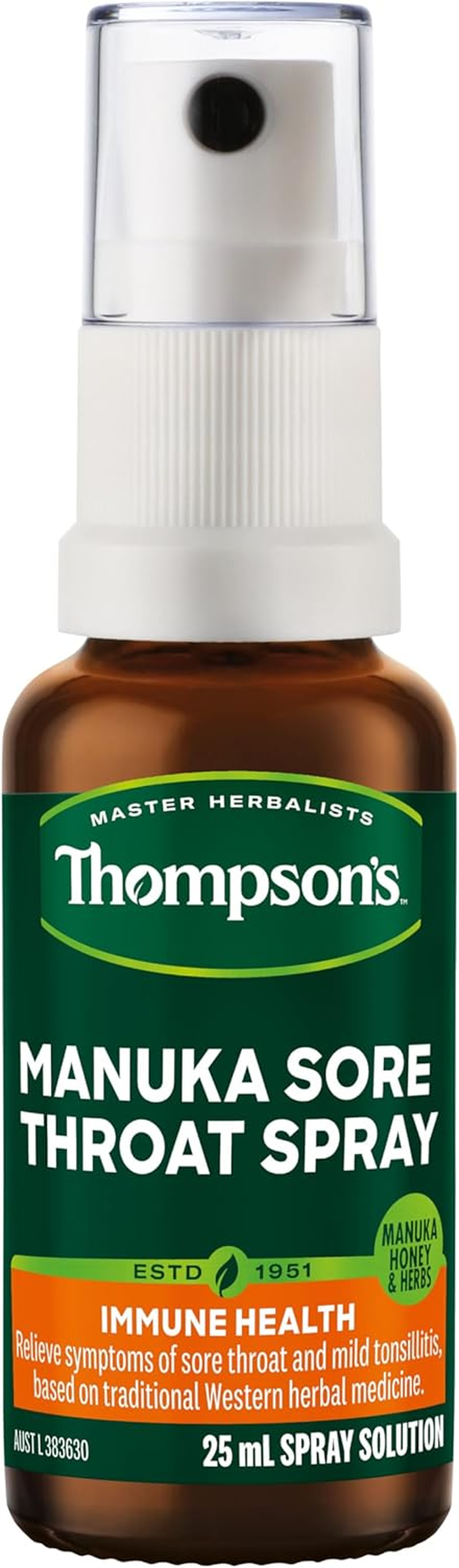Thompson'S Manuka Sore Throat Spray 25 Ml image number 2