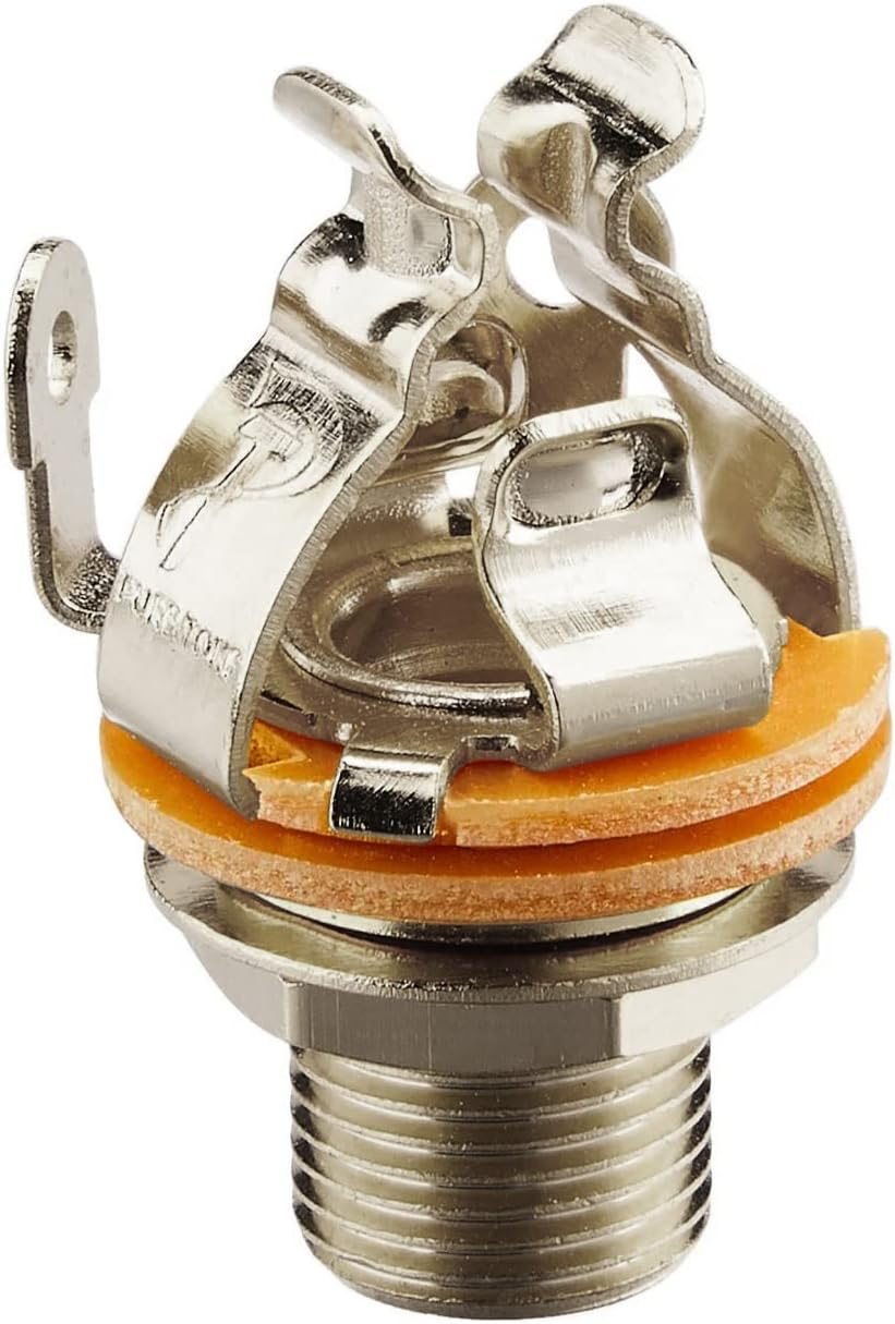 Pure Tone Full-Contact Output Jack for Guitar/Bass, with Mounting Hardware image number 3