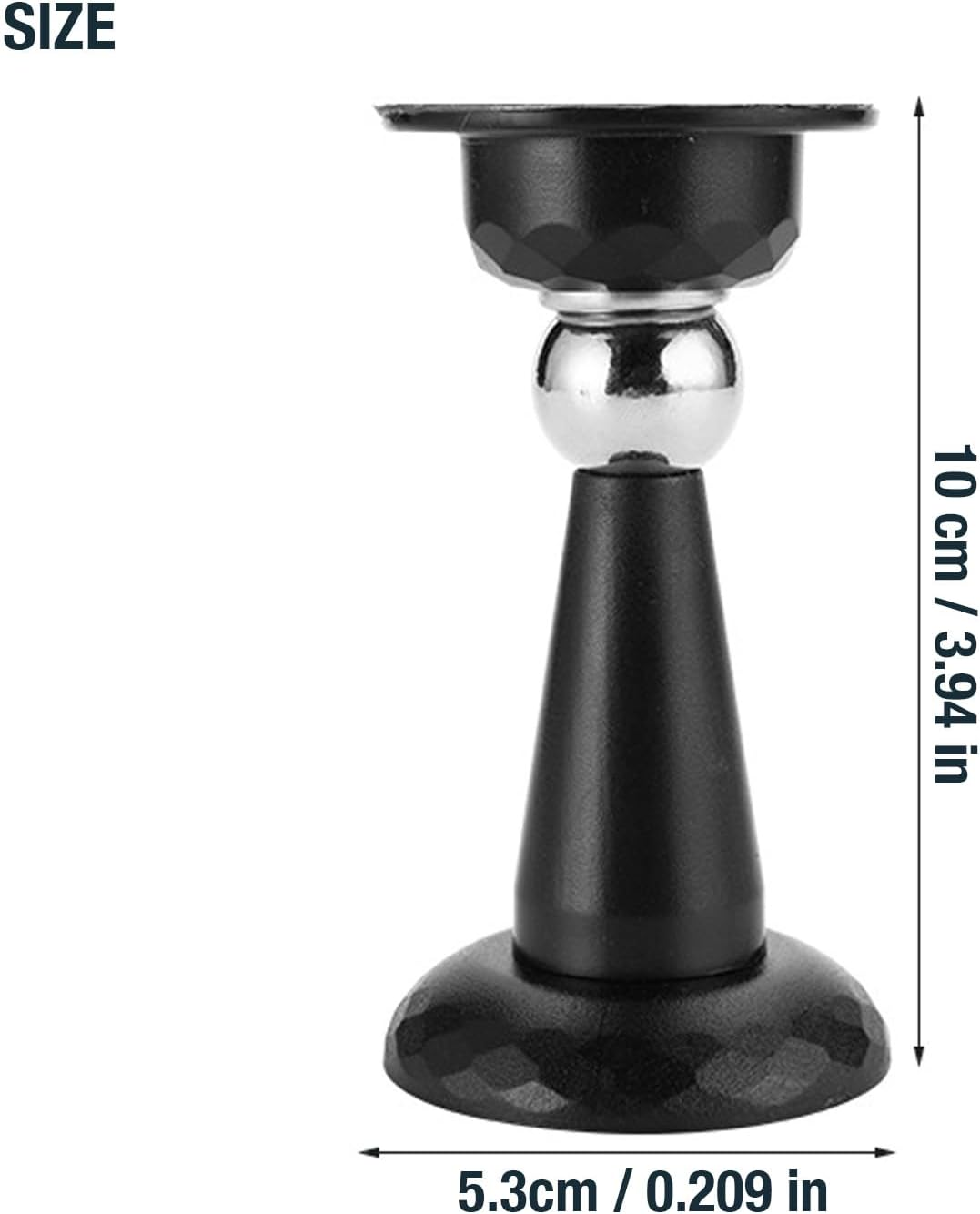 2-Pack Magnetic Door Stoppers | Heavy Duty Stainless Steel Door Stops for Wall & Floor | No Drilling Installation with Strong Adhesive | Universal Door Holder for Home & Office image number 4