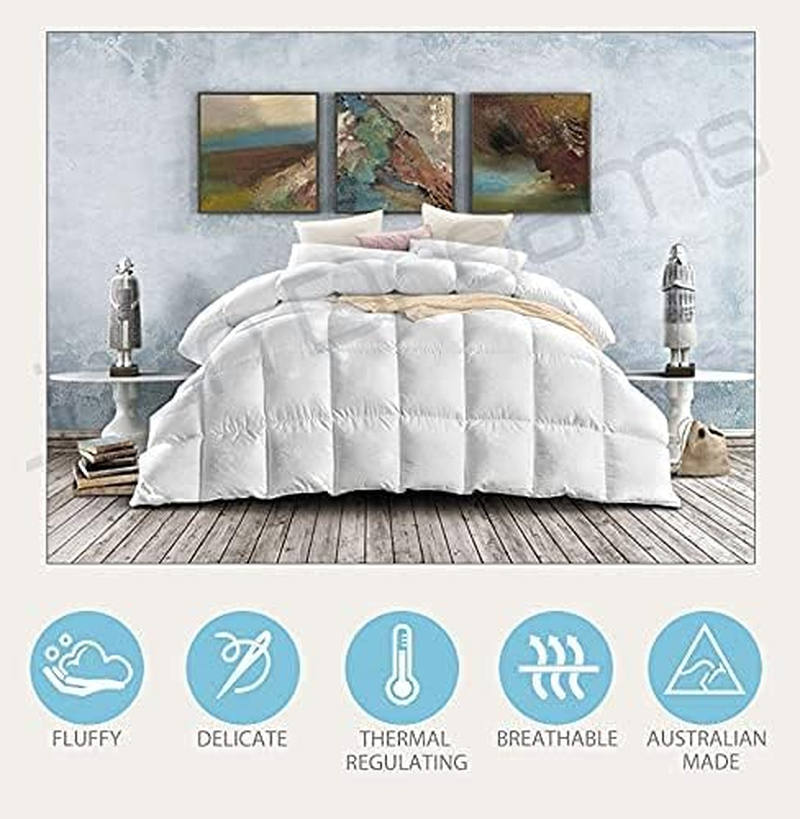 Aus Made 200GSM All Size Microfiber Microfibre Bamboo Blend Summer Quilt Duvet Doona (Single) image number 2