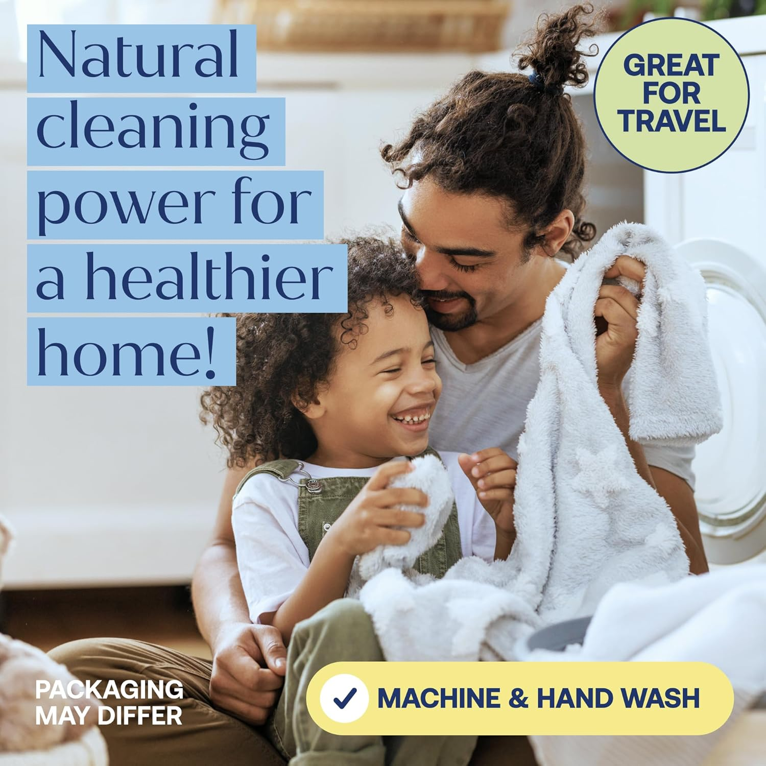 Fab Tab Natural Laundry Tabs Safe for Kids, Pets, and All Washing Machines 30 Tabs image number 3