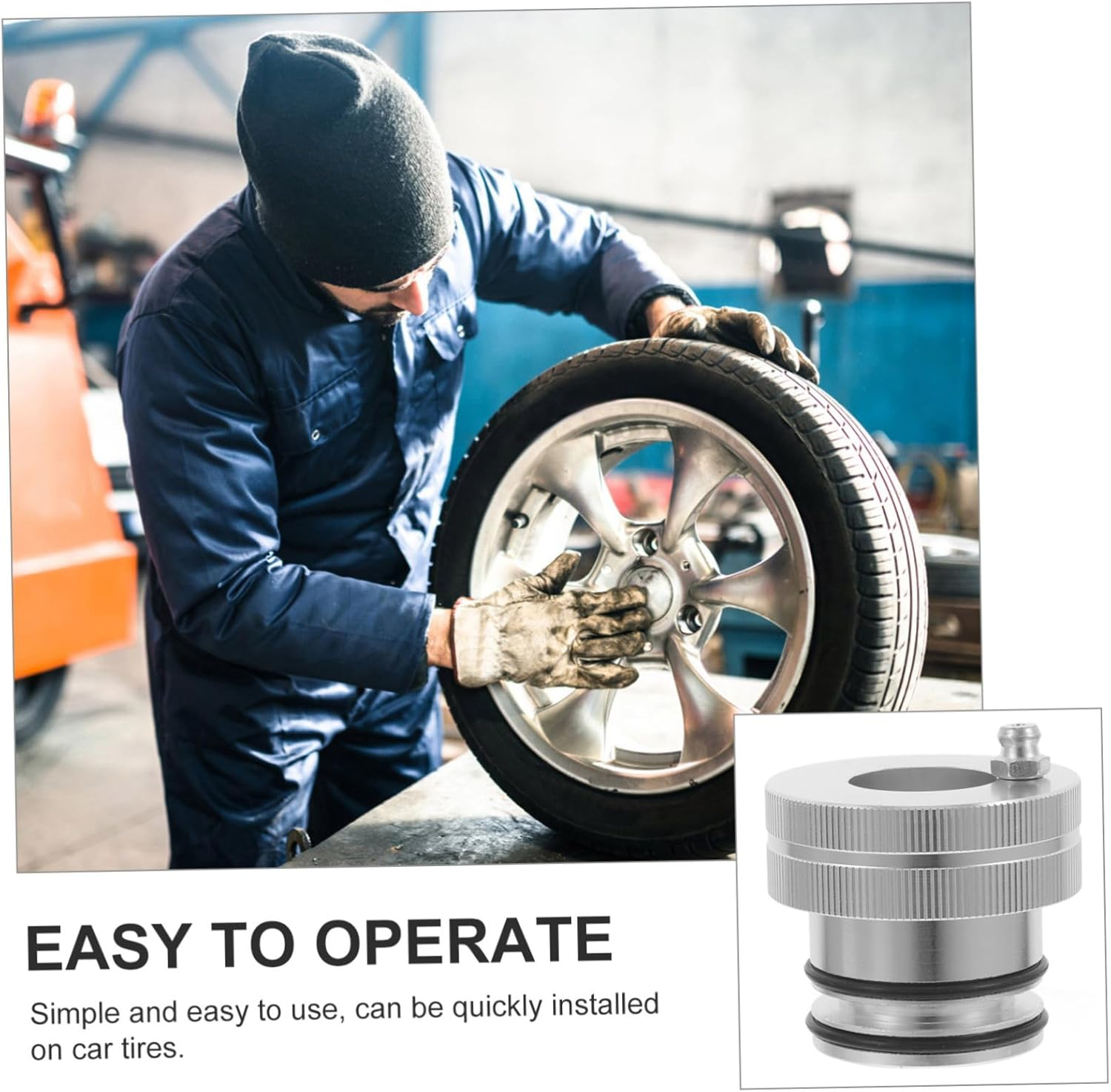 ARTSEWPLY Car Wheel Bearing Lubricator Bearing Greaser Tool Aluminum Alloy Automotive image number 6