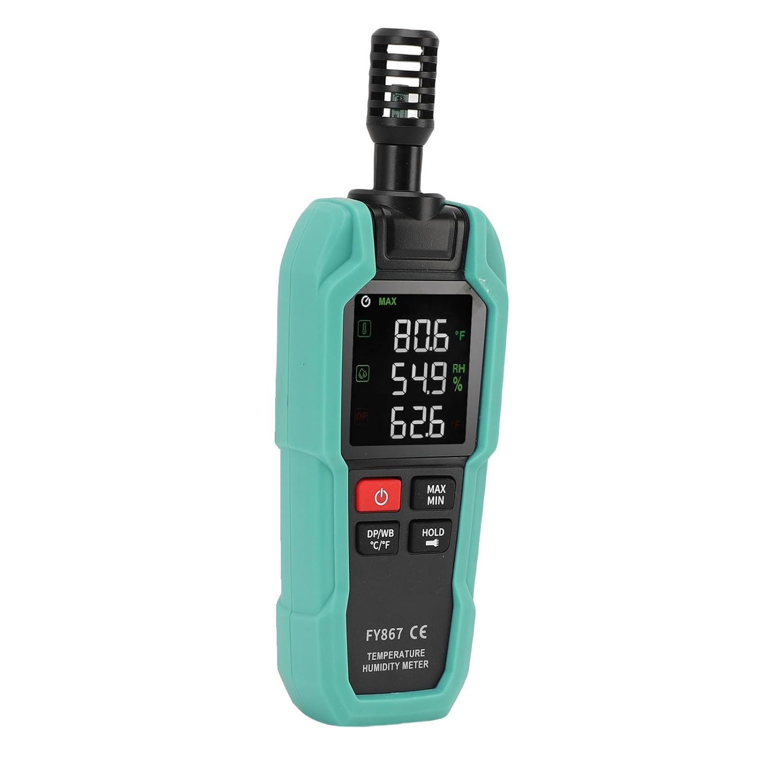 Pomya Handheld Temperature Humidity Meter, High Precise Quick Refresh Hygrometer Ambient for Laboratory image number 1