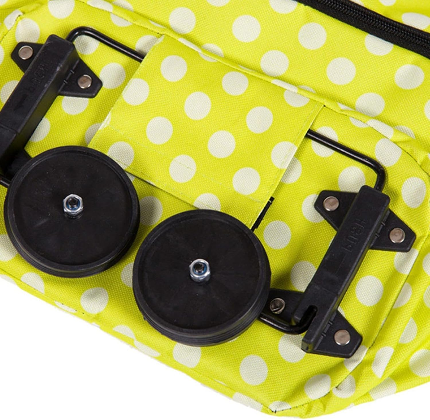 TTETTZ 2Pcs Luggage Suitcase Wheels Luggage Wheels Black Durable Repair Folding Caster Wheels for Luggage Box Travelling Bag Parts image number 1