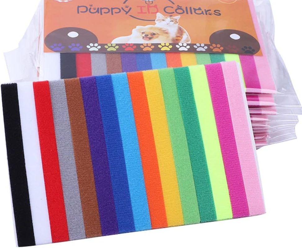 Namvo 12 Pcs Ultra Soft Dog Collar, Adjustable Corduroy Pet Collars Durable and Comfortable Puppy Collar for Small Dogs image number 2