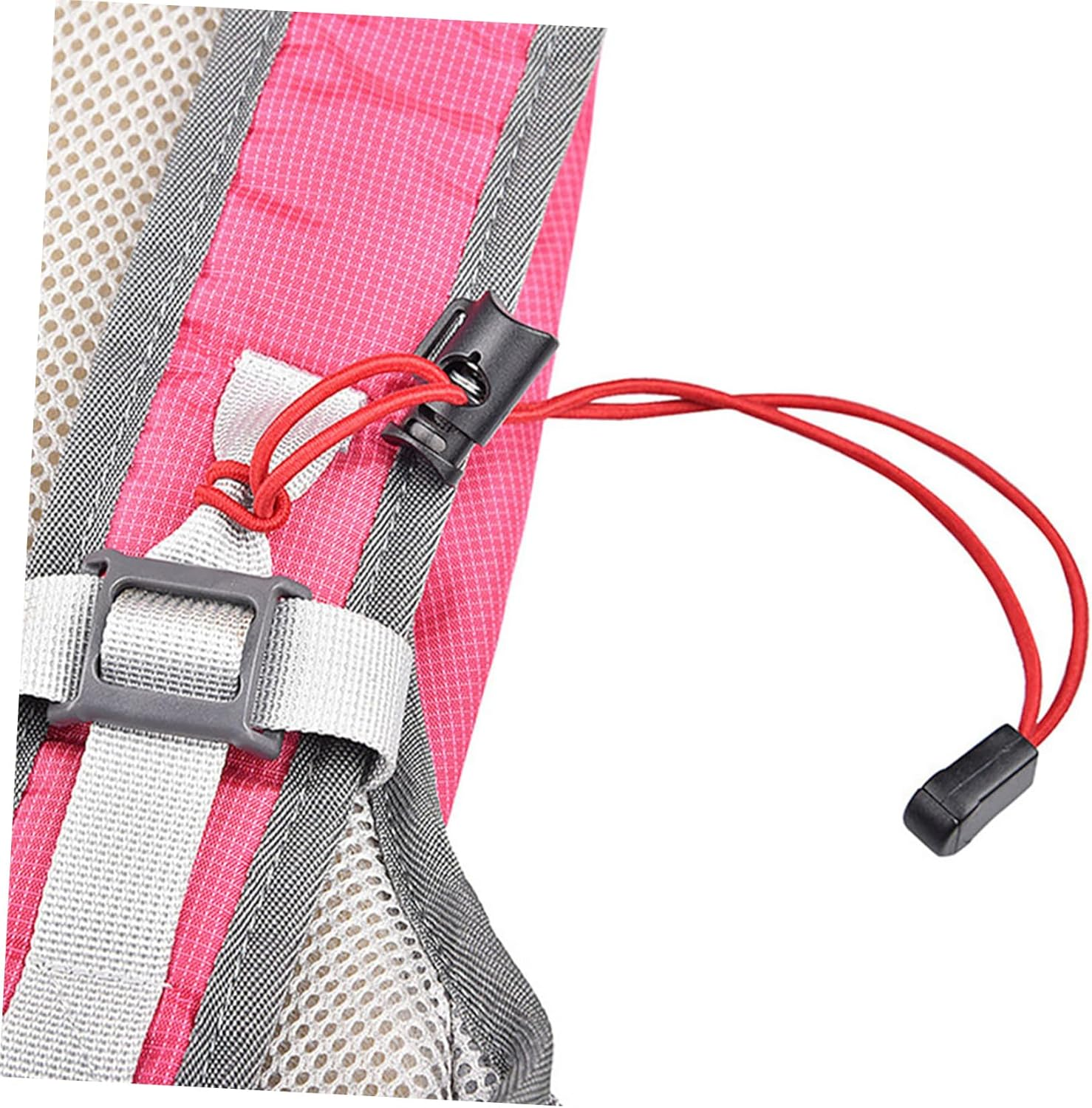 BCOATH 4Pcs Adjustable Elastic Rope Tie down Straps for Backpack Outdoor Travel Storage Fastening image number 6