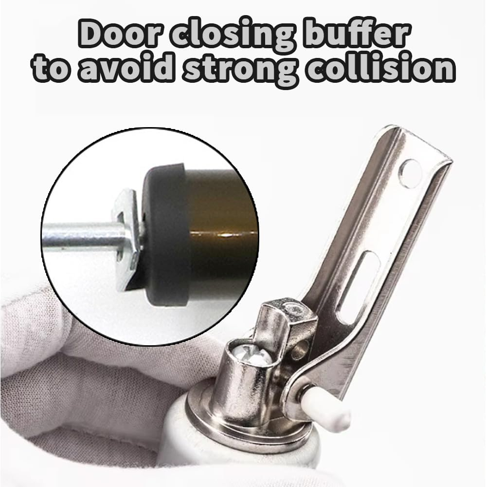 TOMVAES 2PCS Door Closer System,Screen, & Security Doors with Bracket & Clevis Parts for (Medium and Heavy Weight) Storm New Doors or Replacement for Previous Units image number 5