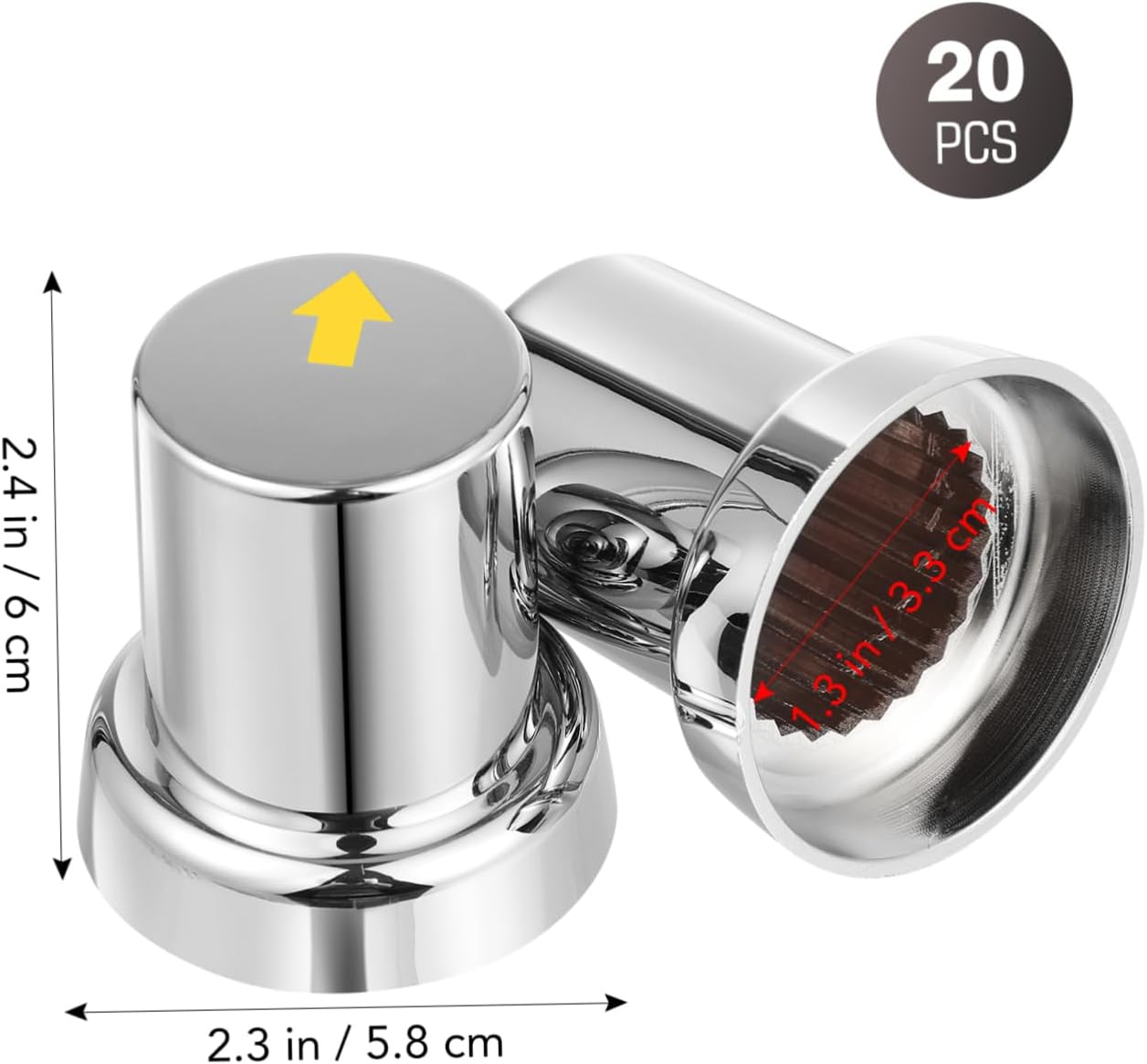 20Pcs Wheel Nut Caps for Trucks Trailers Protect Lug Nuts from Damage Easy Installation Wheel Hub Accessory image number 1