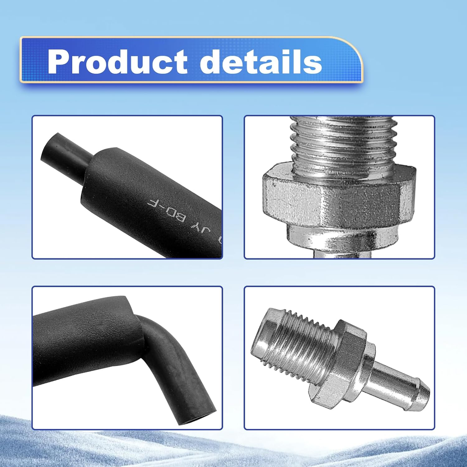 Toyota PCV Valve and Hose Kit - Compatible with Camry, Highlander, Scion Xb, Rav4, Solara, Corolla, Matrix; Lexus Hs250H PCV Hose image number 1