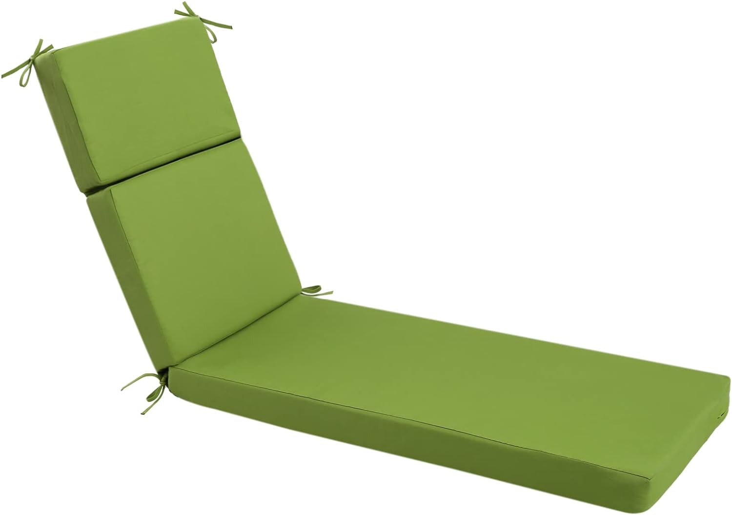 Idee-Home Chaise Lounge Cushions Outdoor, Lounge Chair Cushion 72In.L X 21In.W X 3In.D Patio Furniture Waterproof for Lawn Pool