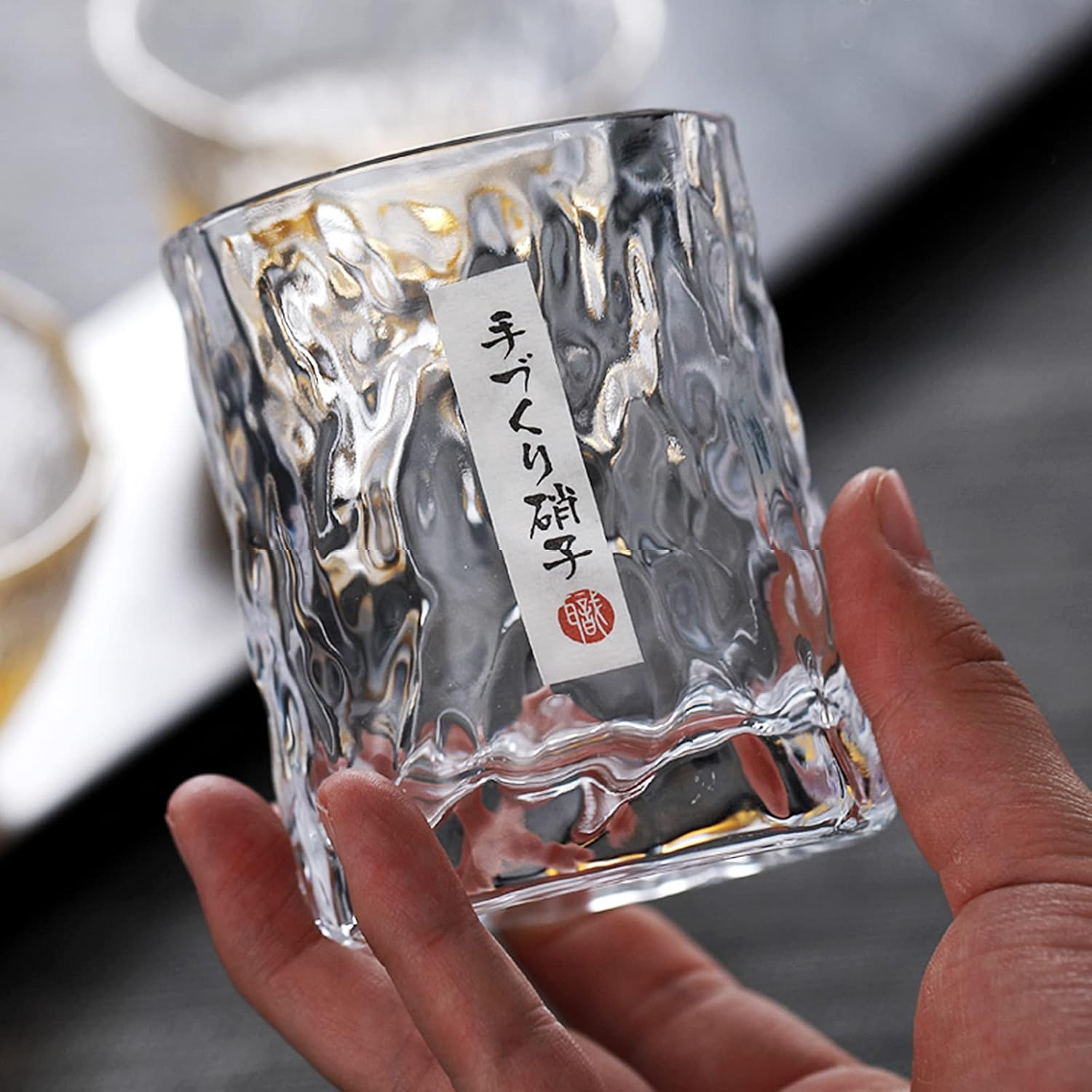 Whiskey Glasses Japanese Glass Cups Crystal Glass Cup Home Creative Beer Mug Old Fashioned Whiskey Glasses for Men Whiskey, Cocktail Glasses & Gin Glasses for Collecting and Gifts image number 5