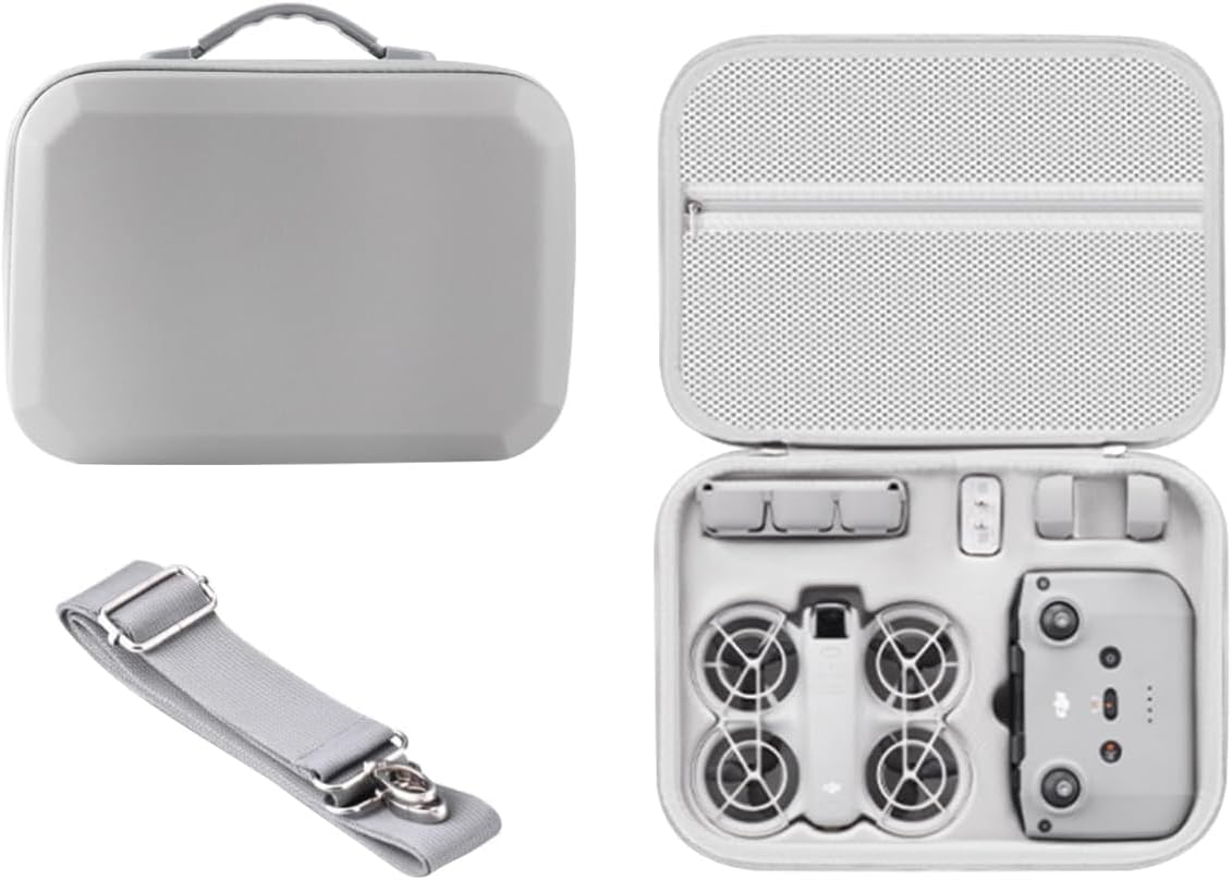 Portable Carrying Case for DJI Neo Drone, Carrying Case Portable Travel Bag for DJI Neo Fly More Combo, Hard Travel Storage Bag Shockproof, Waterproof Accessories Case Protecto image number 4