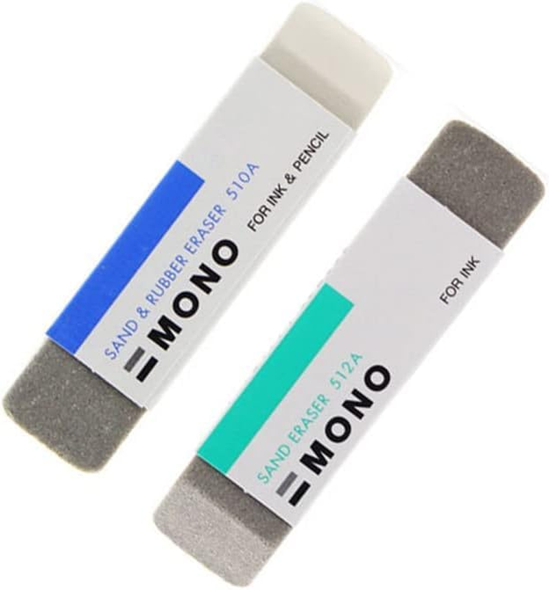 2 Pcs Natural Rubber Eraser Ink Eraser Sand Rubber Fountain Pen Rubber No.Es512A Supplies Deft Design