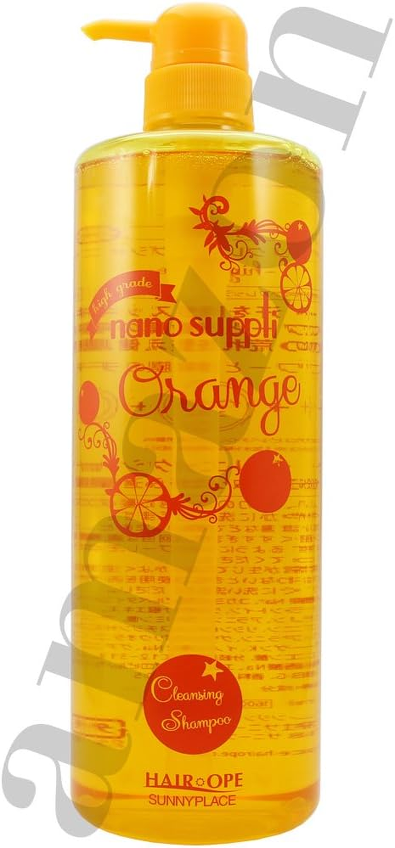 Sunny Place High Grade Nano Supplement Shampoo, Orange, 3.3 Fl Oz (1 L) image number 2