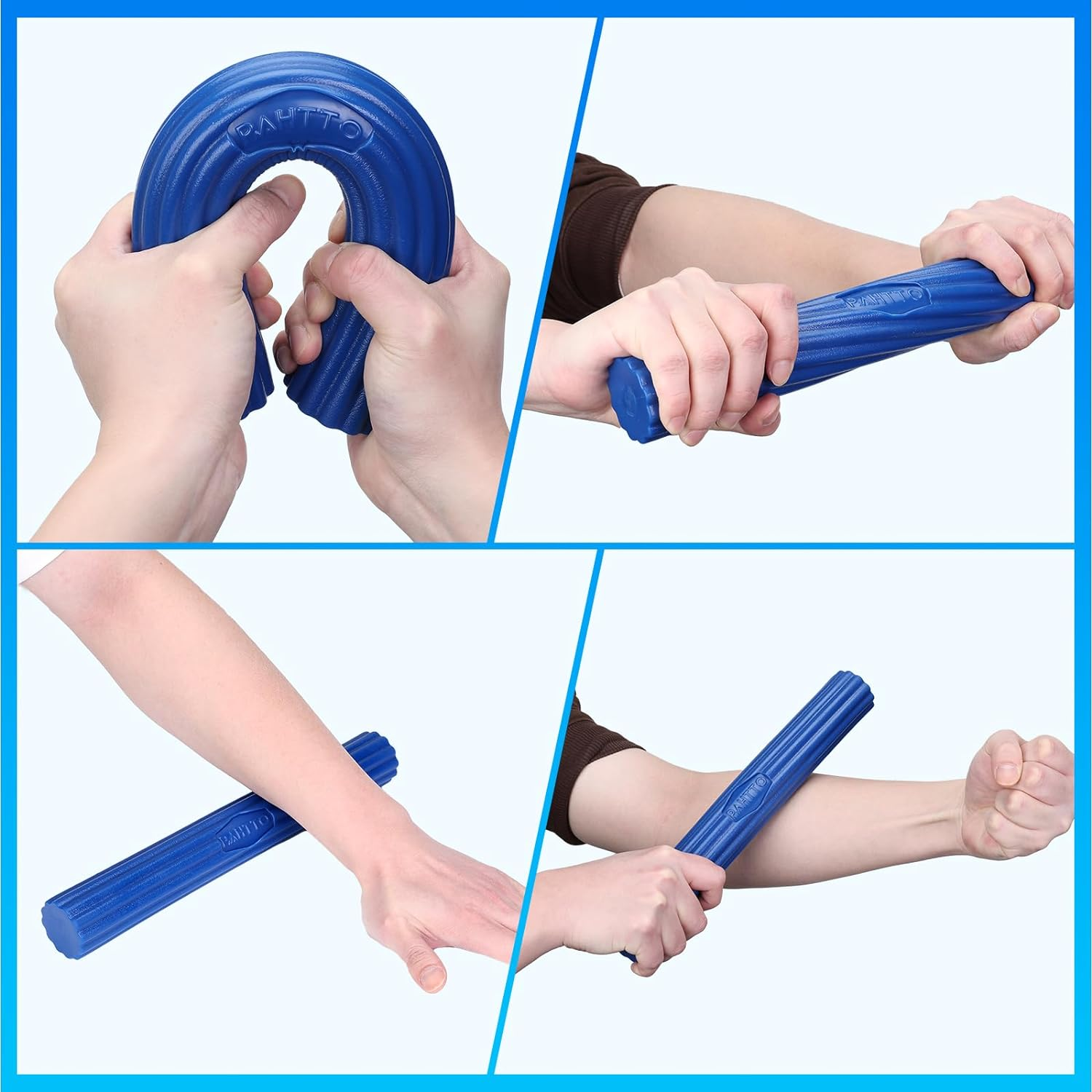 Flexible Resistance Bar for Physical Therapy, Resistance Exercise Twisting Bar for Tennis Elbow, Tendonitis Pain Relief & Grip Strength Improve image number 3