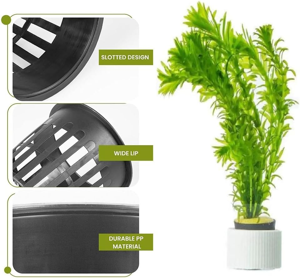 15 Pcs Aquarium Planting Baskets Rings, Aquatic Plants Fixed Ring Set, Aquatic Plant Planting Basket Flower Pots Aquarium Plant Weights Pot Anti-Floating Aquarium Decoration Fish Tank Accessories image number 3