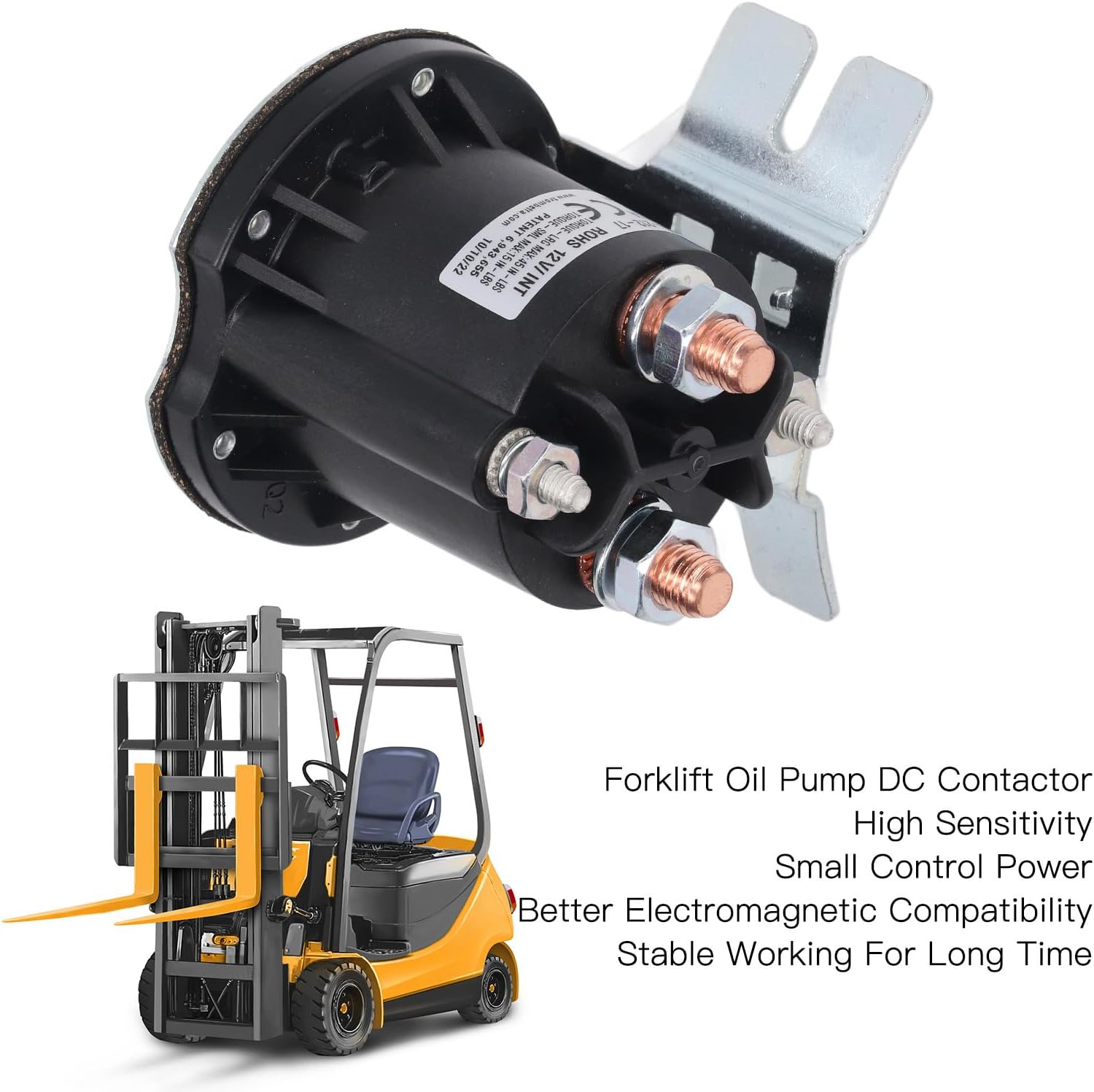 Electric Oil Pump DC or Sensitive Small Power 684 1261 212 17 Replacement for TROMBETTA Forklift DC12V Durable Metal Alloy ABS image number 1