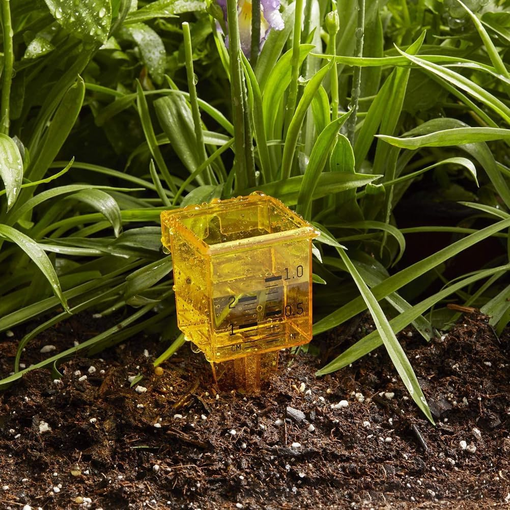 Happyyami 4Pcs Rain Gauge Outdoor Sprinkler Gauge Lawn Water Gauge Wide Mouth Water Measuring Tool image number 3