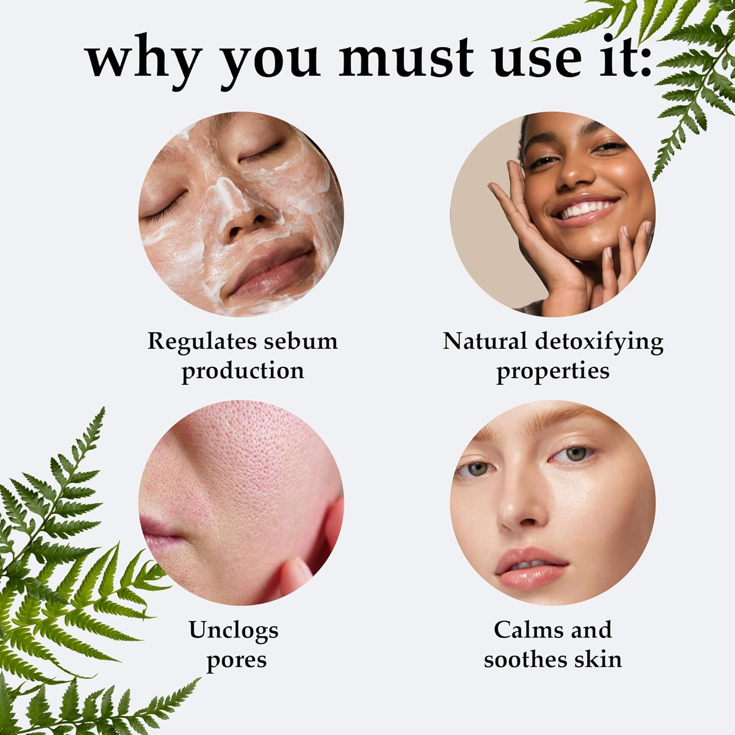 Light Kaolin Clay Powder by Mi Nature | for Detoxifying Skin | Natural Herbal Skin Care |Facial Cleansing Mask | Use to Make Masks, Creams, Scrubs, Bath Bombs, Body Wash and Soaps | for Gentle Care Made in India | 100G (3.5Oz) image number 4