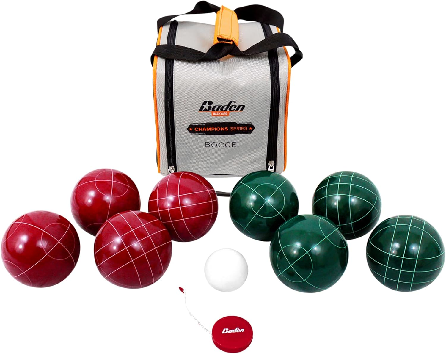 Baden Bocce Ball Set with Carry Case and Measuring Tape - Various Sizes image number 1