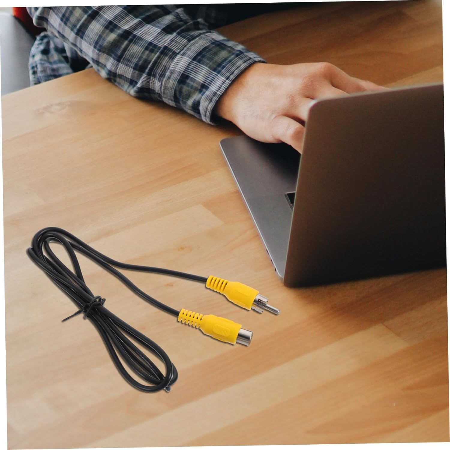 Happyyami RCA Audio Extension Cable Male to Female for Home Theater Car Stereo System Replacement Connecting Cable image number 5