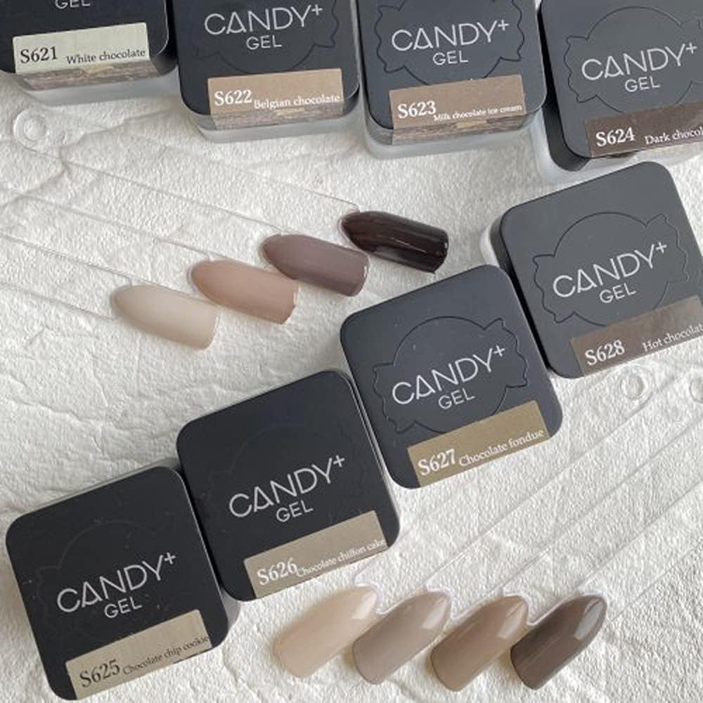 CANDY+ Color Gel S625 0.1 Oz (4 G), Chocolate Chip Cookie, UV/LED Compatible image number 2