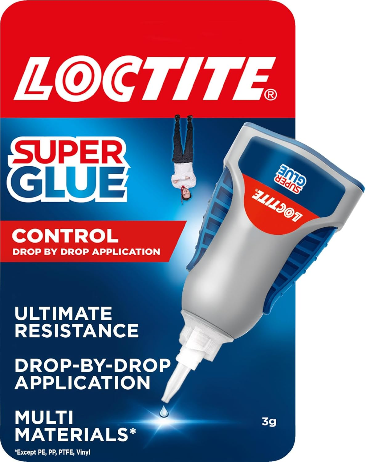 Loctite Super Glue Control, Strong Superglue with Shock- and Dishwasher-Proof for Multi-Applications, Clear Glue Precision Application with Control Bottle image number 4