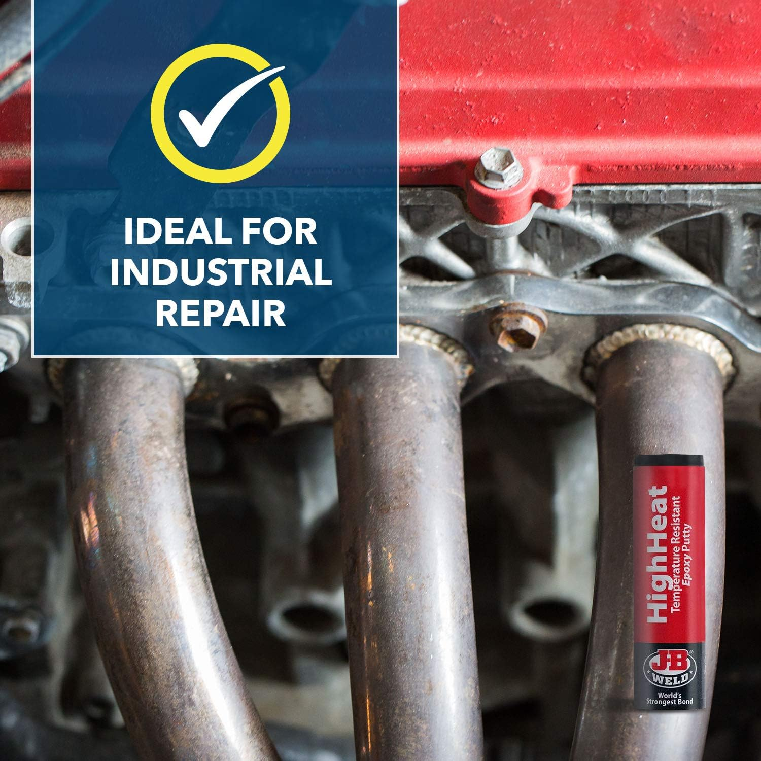 JB Weld Highheat Temperature Resistant Epoxy Putty, 56 G