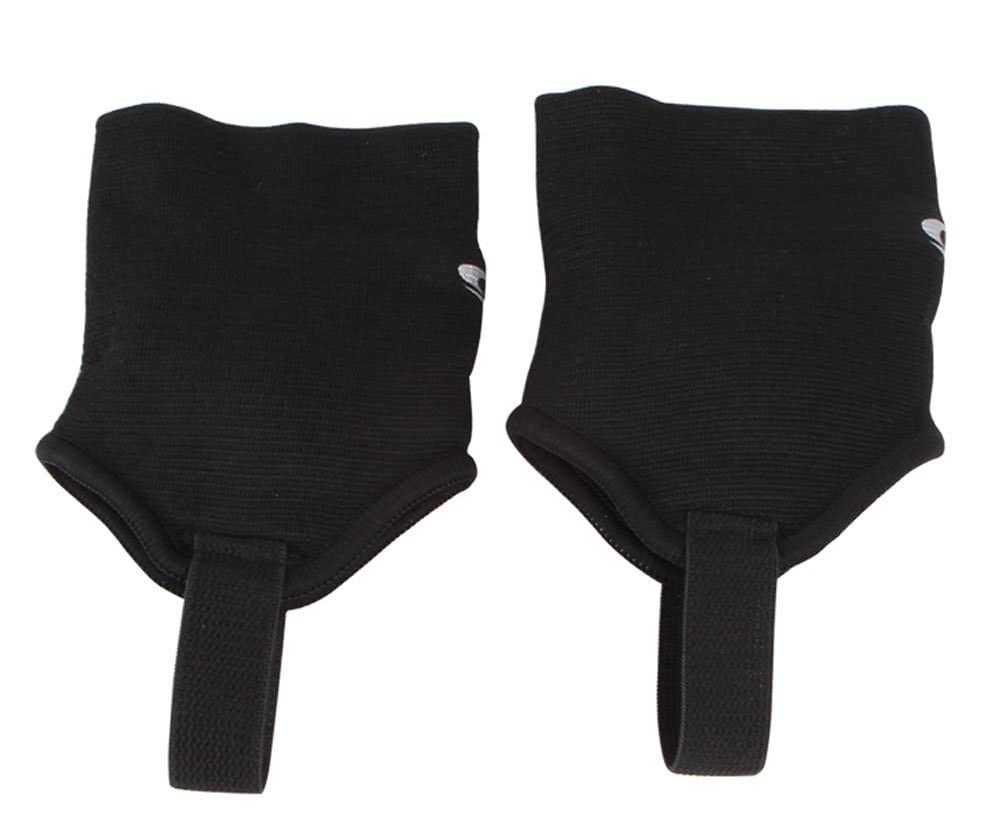 DEAD SKIN Ankle Guards 1 Pair Shield Protector Dual Sided Pads for Soccer, Football, Volleyball (Adult, Black) image number 4