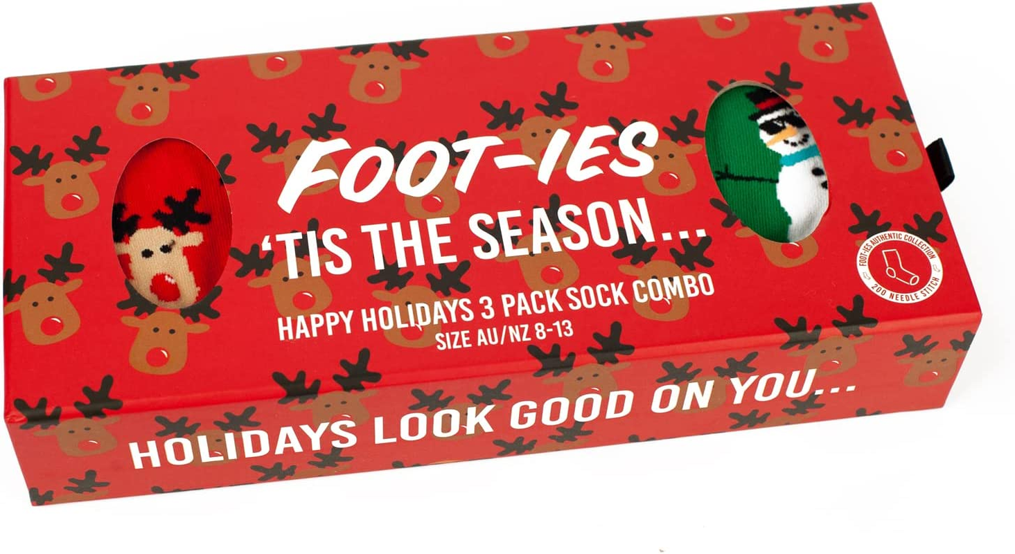 Unisex Unisex Holiday Holidays Socks Gift Box (Pack of 3) image number 1