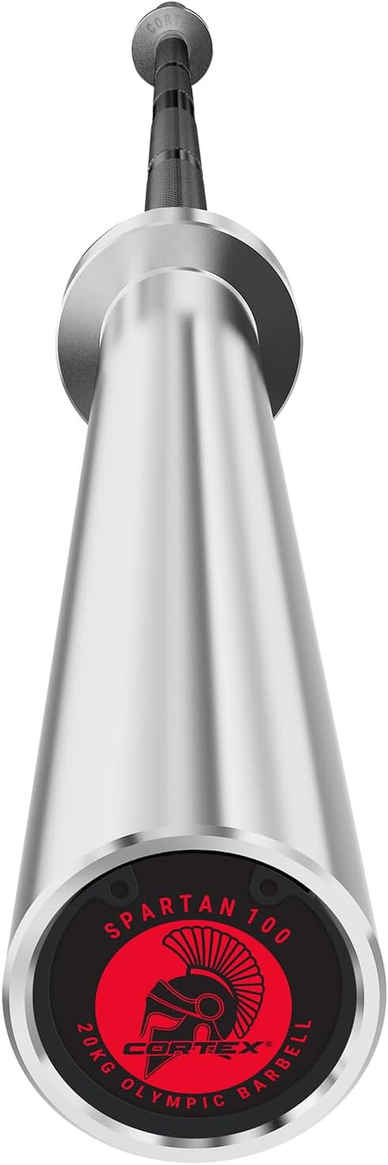 Cortex Spartan 100 Olympic Weight Lifting Barbell, Black Oxide image number 3