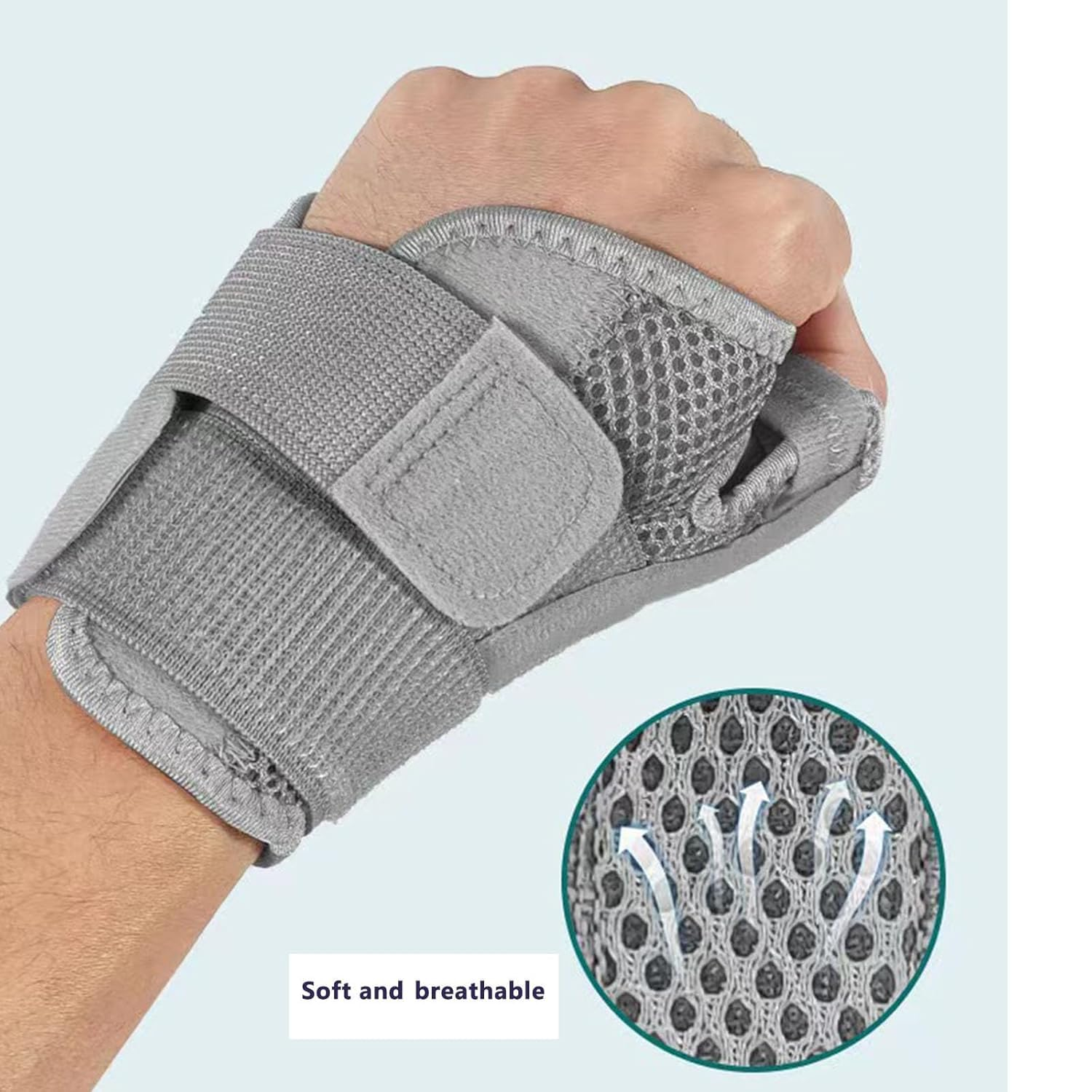 Thumb Brace & Wrist Support, Ergonomic Thumb Splint Spica with Wrist Brace for Arthritis, De Quervains Tenosynovitis, CMC Joint, Tendonitis - Right/Left Hand - 1 Piece image number 1