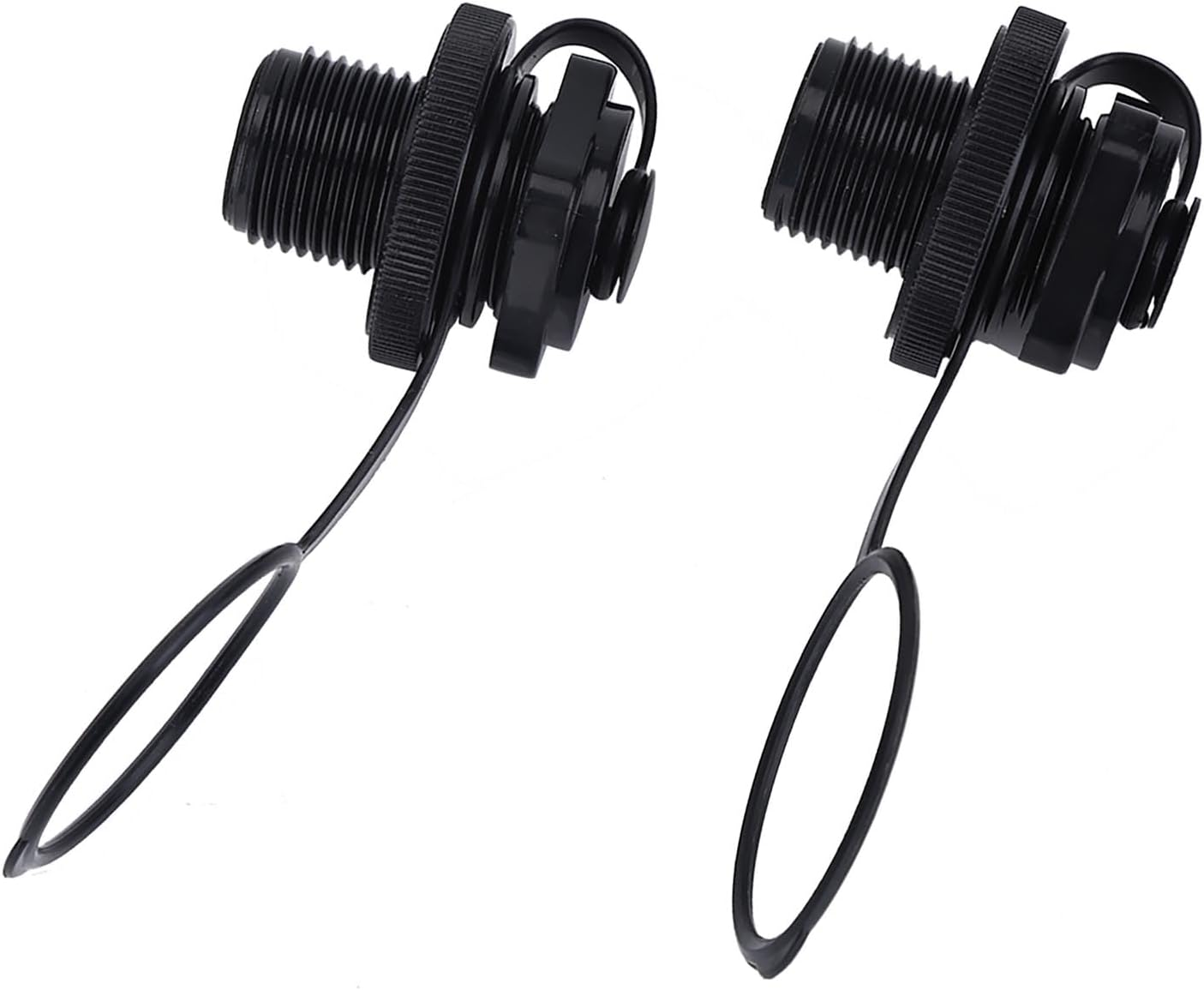 Pair of Screw Air Valves for Inflatable Boat, Raft, Pool Replacement Accessory image number 1