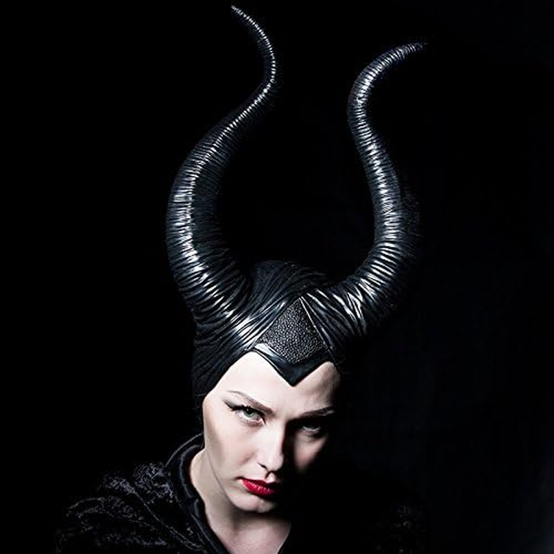 1X Maleficent Headpiece Costume Halloween Hat Maleficent Black Queen Horns image number 5