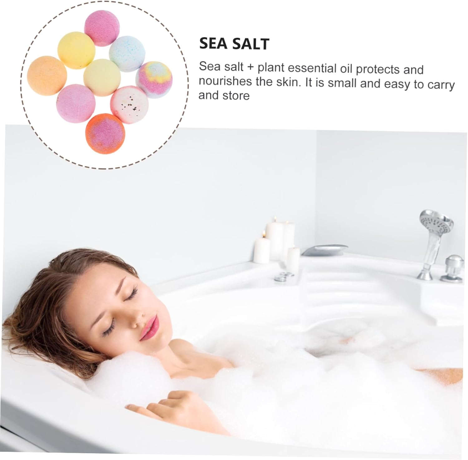 NOLITOY 9Pcs Essential Oil Boys and Girls Bubble Skin Care Bright Colors Scents