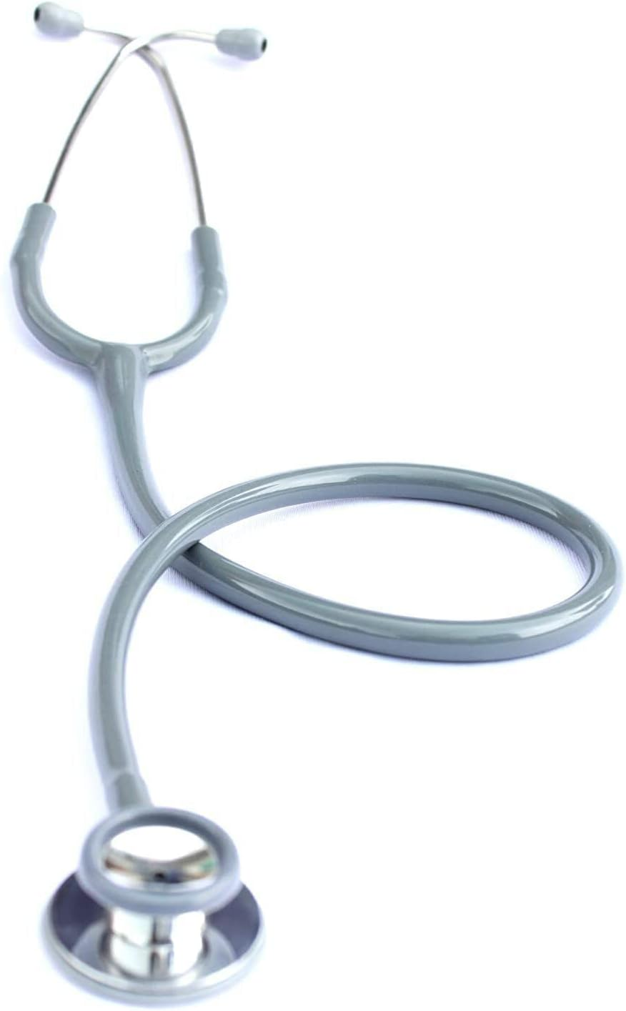 Sainio Dual Head Stethoscope for (Doctors, Nurse, Physicians, Cardiology) (Premium Grey)