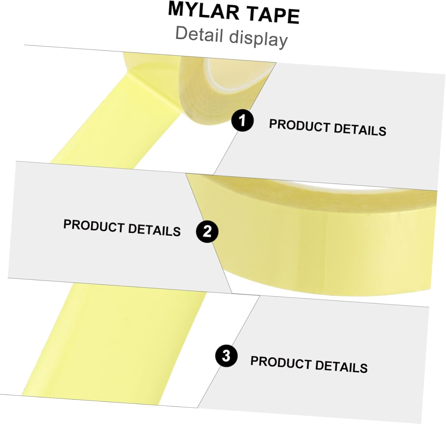 6Pcs Strong Double Sided Tape Heavy Duty Adhesive Mara Tape Insulation Random Color image number 1