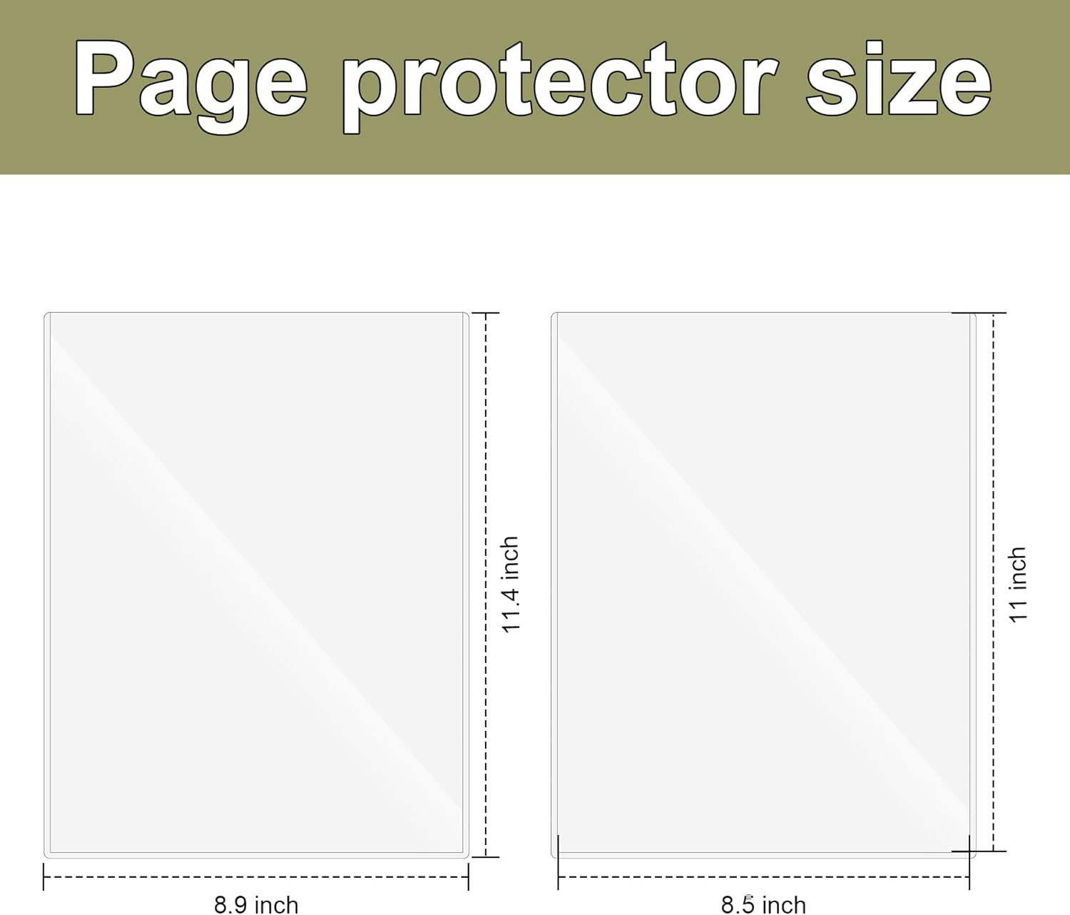 12 Pcs 8.5 X 11'' Rigid Print Protectors, Clear Rigid Top Loaders Plastic Paper Page Protectors, Clear Plastic Page Protectors for Photos and Documents image number 1