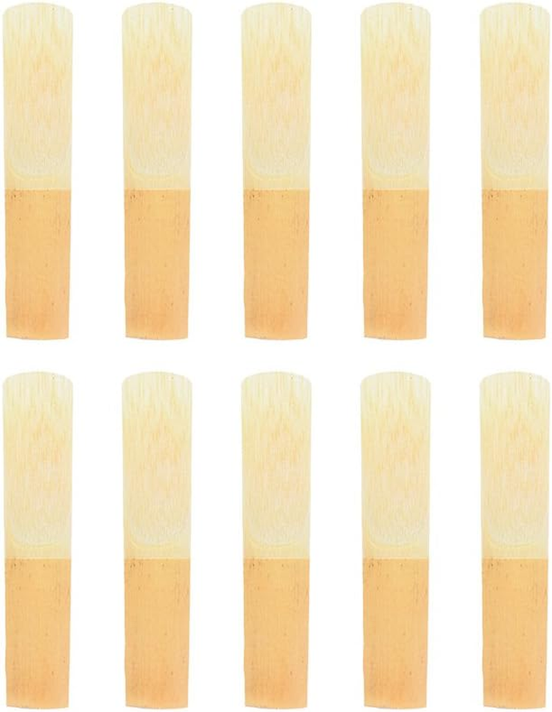 Normal Level 10-Bb Tenor Saxophone Sax Reeds Strength 2.0 for Beginners, 10Pcs/ Box Multicolor434 Strength 2.0 image number 4