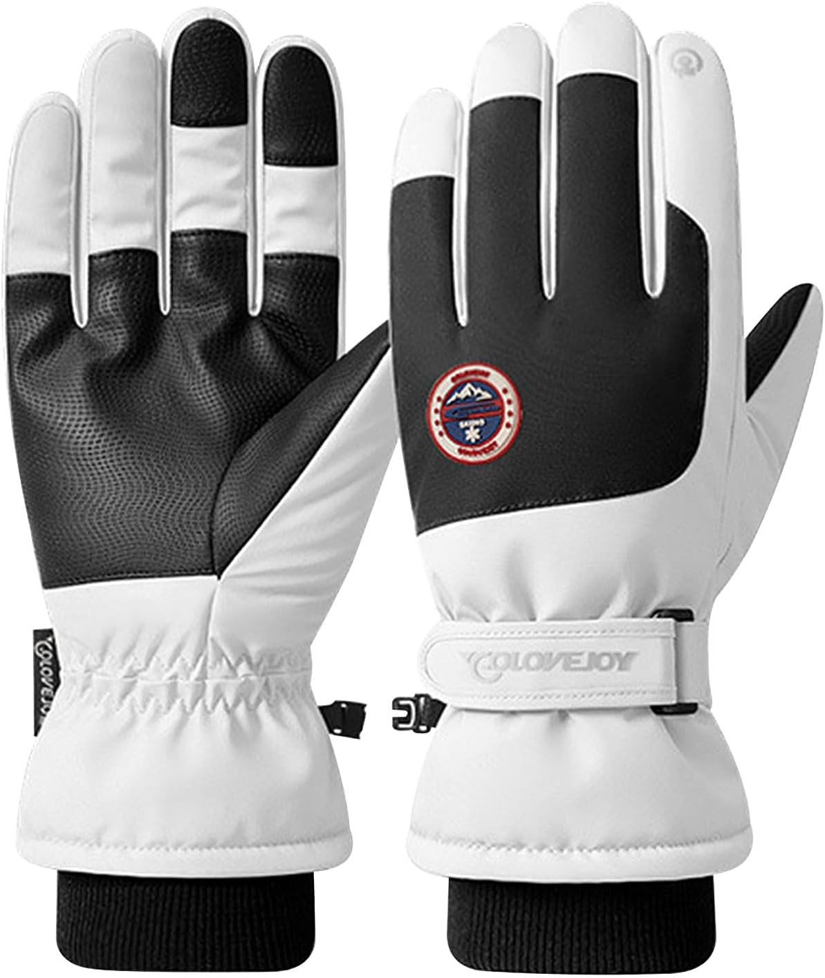 ZVCXOE Winter Ski Gloves Waterproof Snow Gloves Cold Weather Warm Touch Screen Freezer Work Men Women Suit for Running Driving Cycling Hiking image number 1