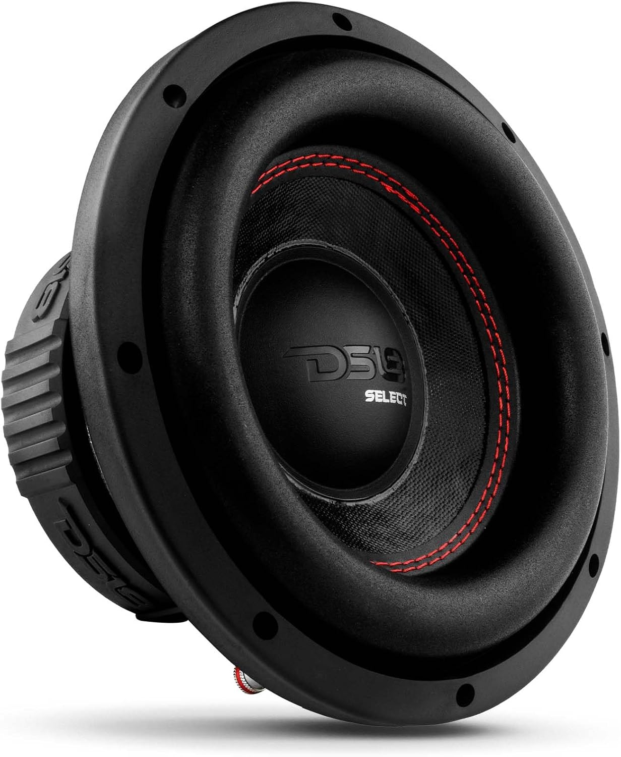 DS18 SLC-8S Subwoofer in Black - 8-Inch Speaker, 400W Max Power, 200W RMS Power, Aluminum 4 Layer Voice Coil, Black Steel Frame, SVC, 4 Ohm Impedance, Ferrite Magnet (1 Speaker) (SLC8S) image number 5