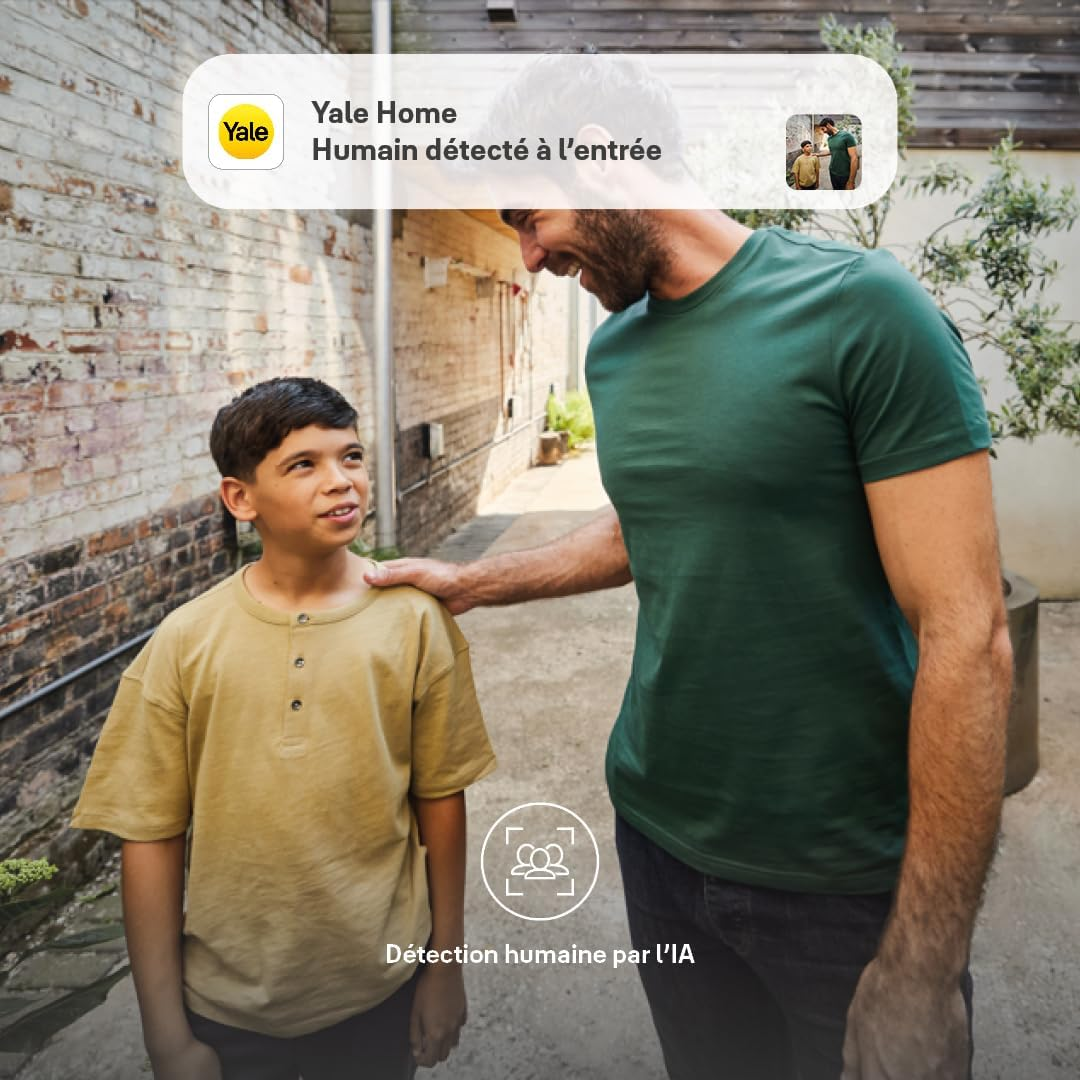 Yale - Smart Video Doorbell - Full HD Live View & Two-Way Audio - Motion Recordings - Customisable Privacy Zones - Night Vision - Real-Time Call - Works with Yale Home App image number 4