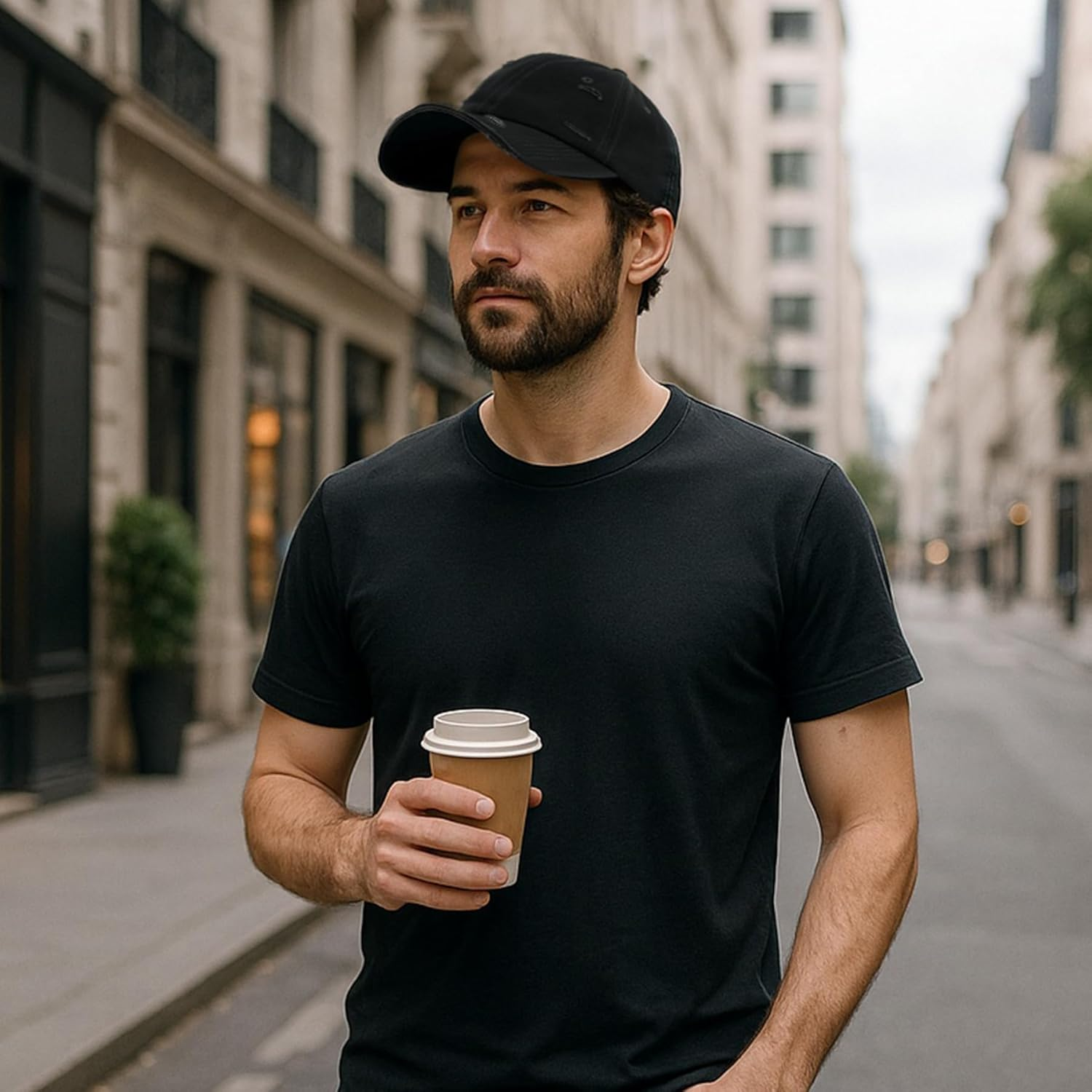 Komorebi Baseball Cap Women Men Vintage Washed Distressed Hats Adjusted Cotton Dad Hat Adjustable Trucker Headwear