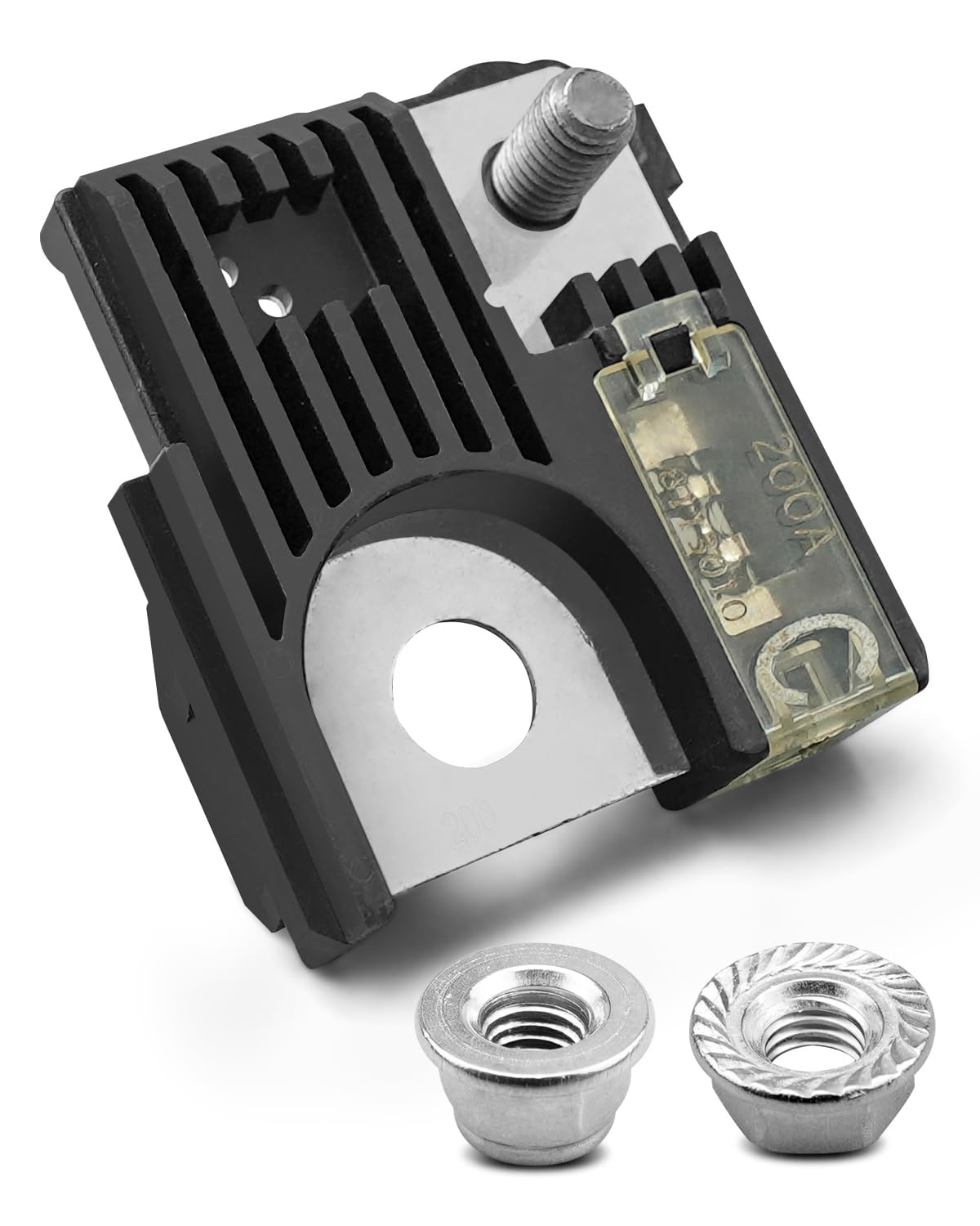 AUGREX 18980-08110 189808110 200Amp Battery Fuse Fit for Kia Sportage Cadenza 2016 2017 2018, with 2 Nuts M8 & M6 image number 4