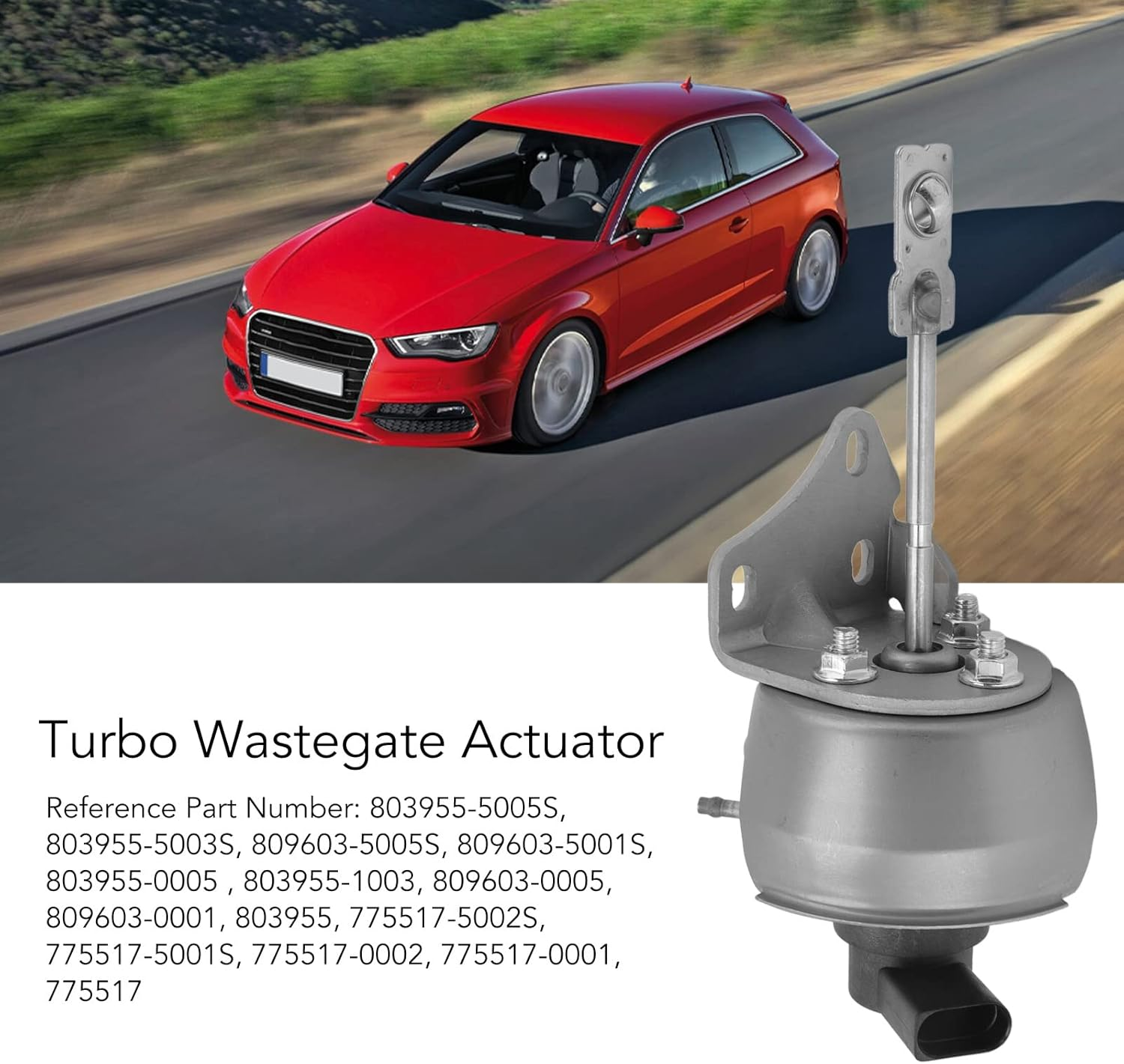 Turbocharger Wastegate Actuator 03L253014AX Electric Turbo Wastegate Actuator for Octavias II 1.6 TDI 105 HP CAYC 2009 to 2013 Turbo CHARGING image number 6