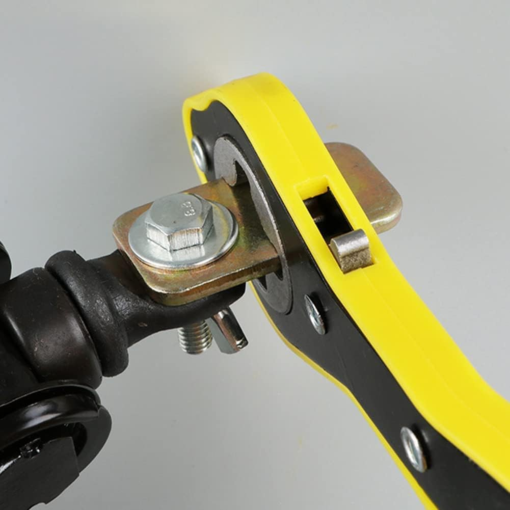 Universal Automotive 360&deg; Swivel Labor-Saving Jack Ratchet Wrench, Scissor Jack Lift Speed Handle Tool Jack Lug Handle Tool Tire Wheel Jack Wrench for Travel/Truck/Suv (2 PCS) - 1-B-Pcs image number 6