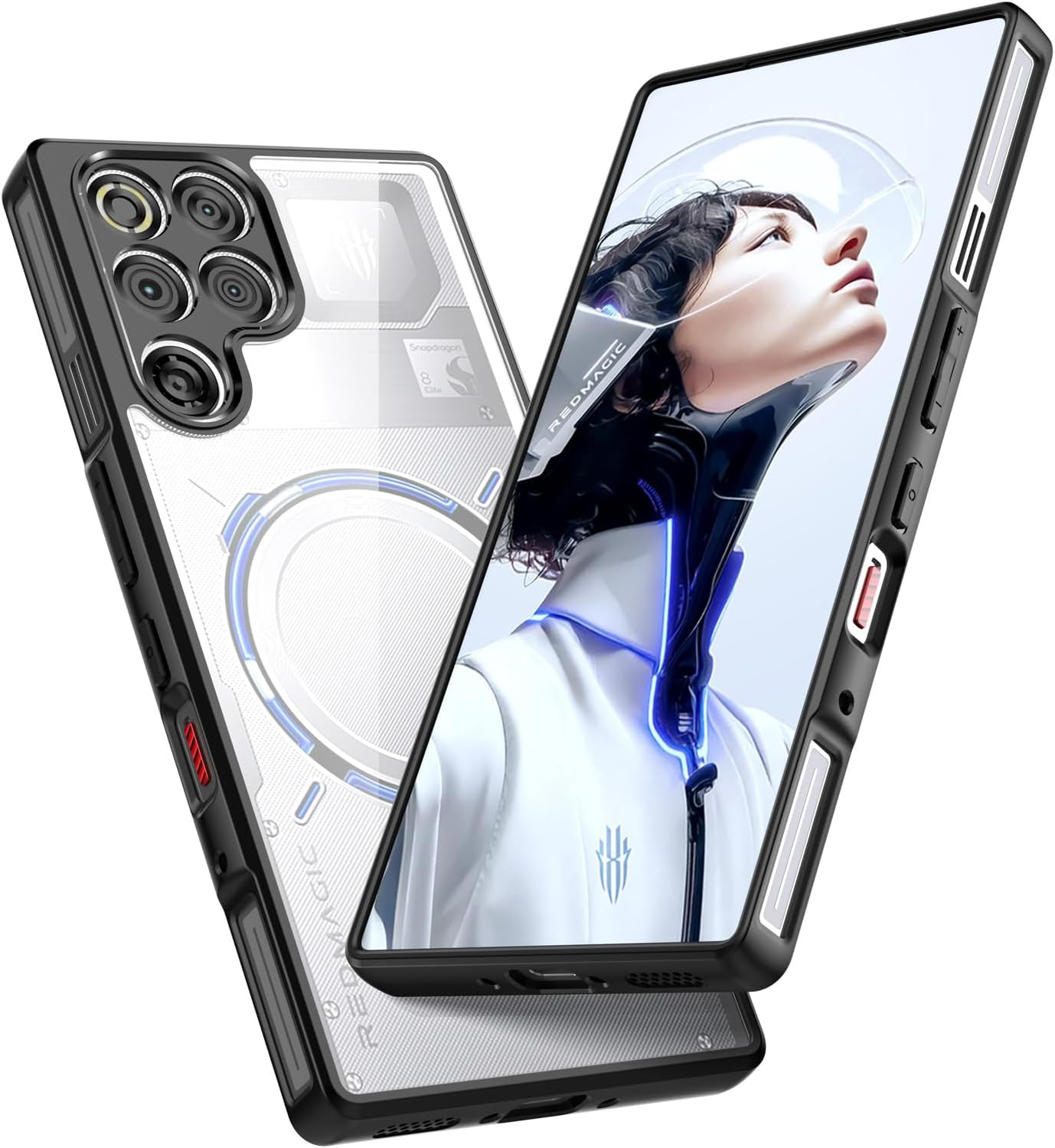 Foluu Clear Case for ZTE Nubia Red Magic 11 Pro Case/11 Pro+, [Not Yellowing] [Military Drop Protection] Shockproof Protective Slim Thin Cover for Red Magic 11 Pro 2025 image number 1