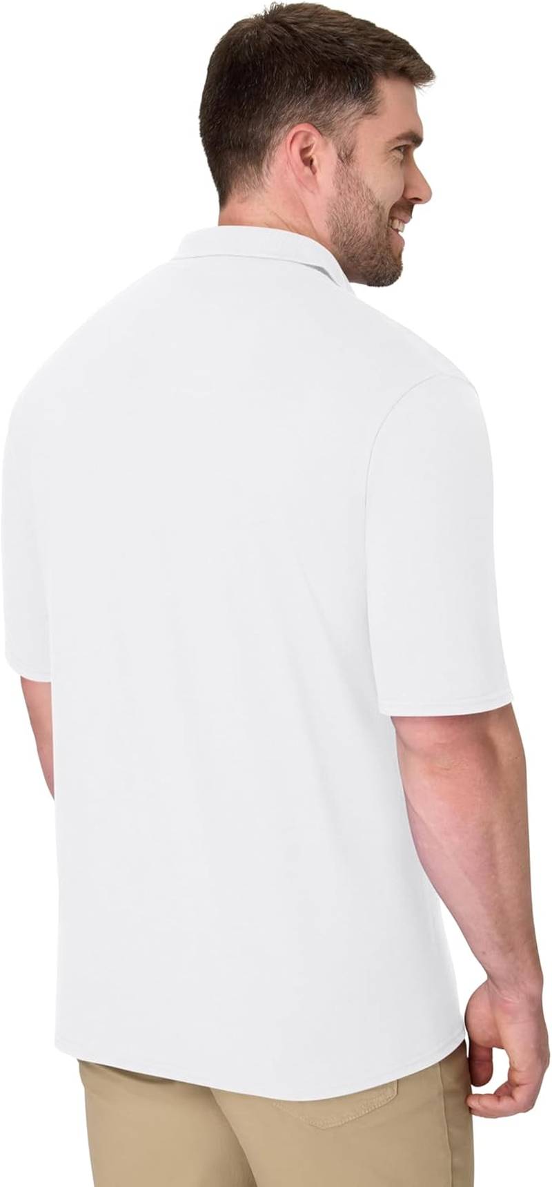 Hanes Men'S Short Sleeve X-Temp W/Freshiq Polo image number 5