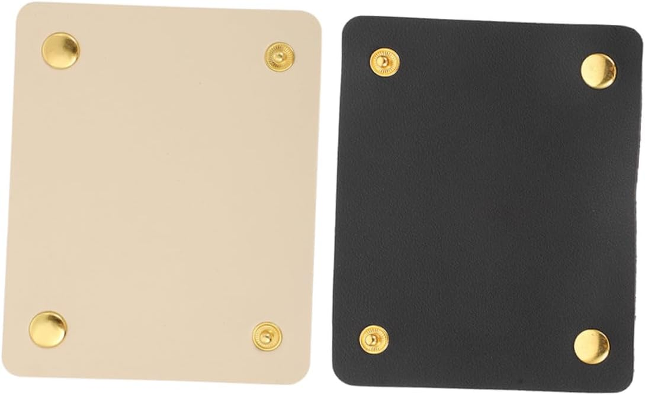 KONTONTY 2Pcs Wallet Handle Protective Covers Strangle Pu Covers for Luggage Handle Tote Bag Protector for Travel and Daily Use image number 1