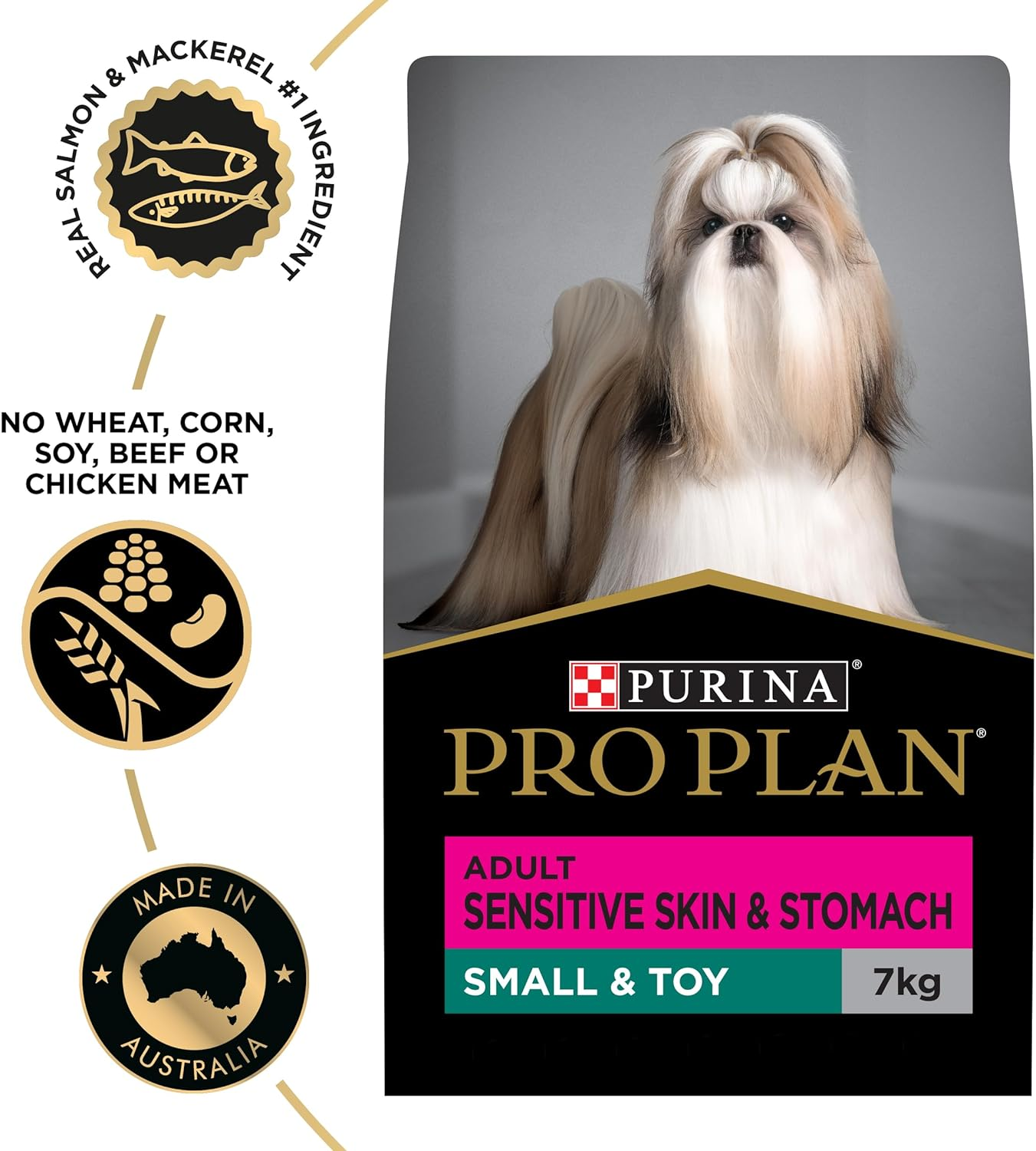 Purina Pro Plan Adult Dry Dog Food Small and Toy Breeds Salmon and Mackerel 7Kg image number 5